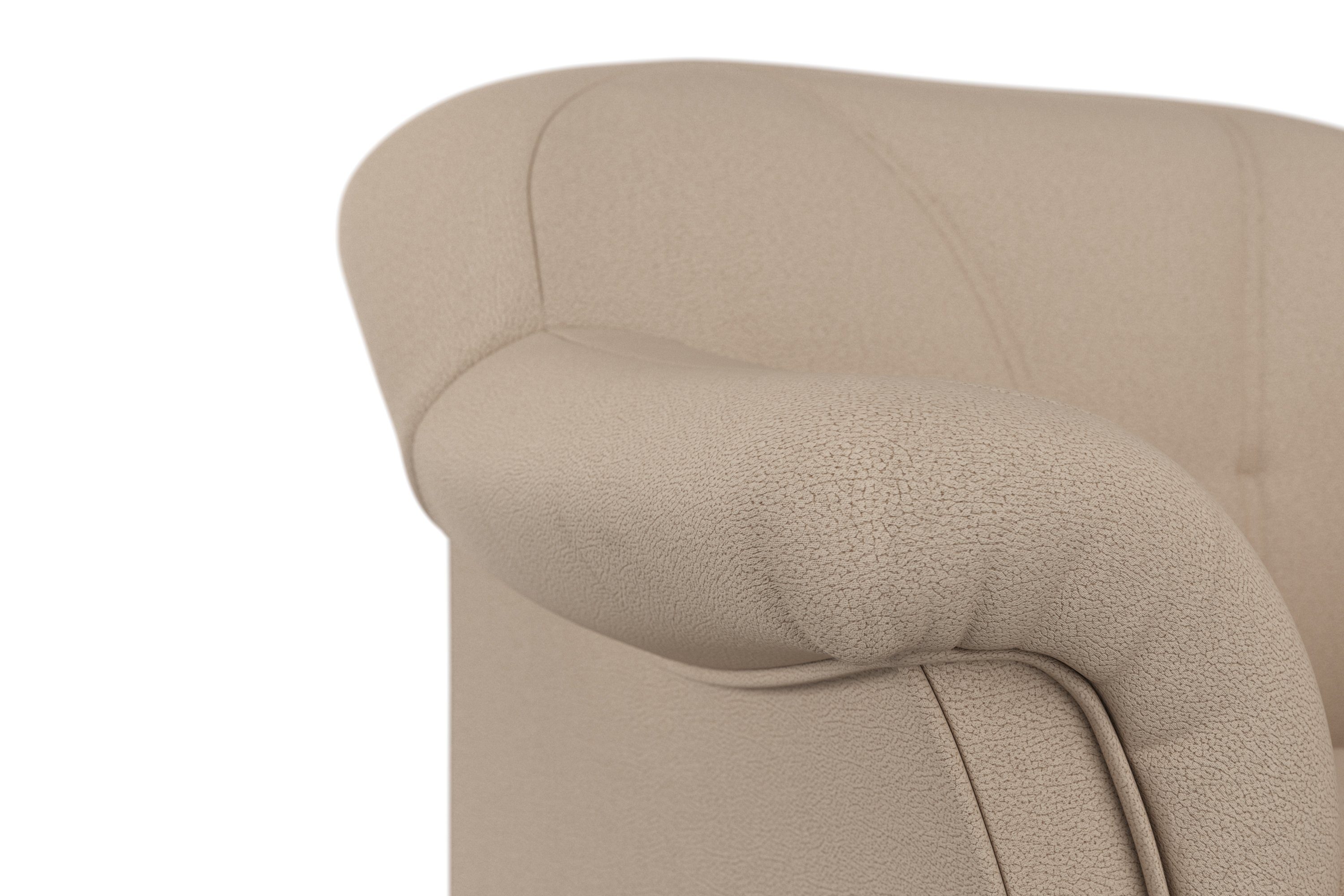 DOMO collection Fauteuil Pegnitz tijdloos, elegante armleuningen, comfortabel