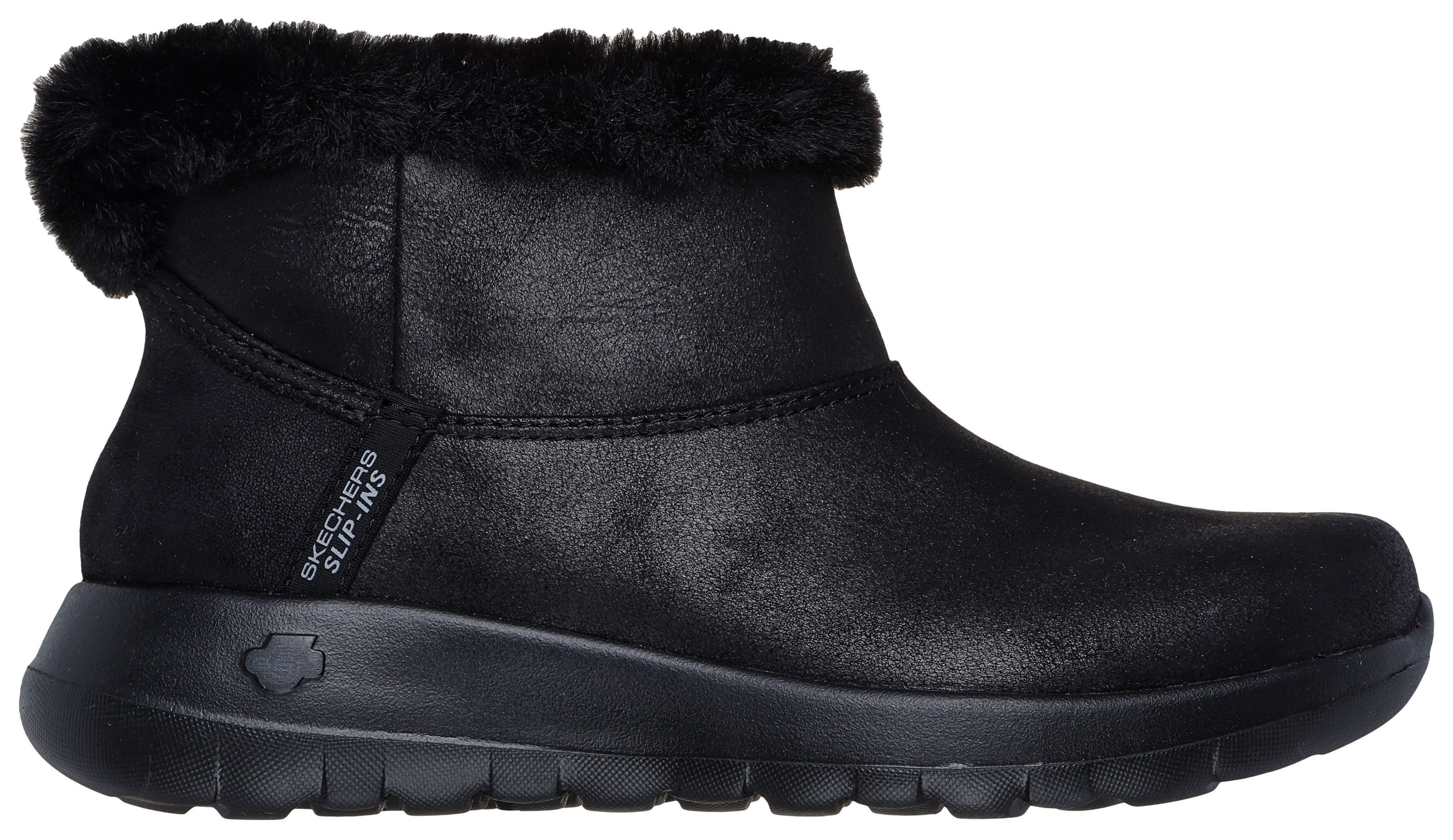 Skechers Winterlaarzen ON-THE-GO JOY-COZY DREAM Instaplaarzen, sneeuwlaarzen, winterlaarzen met 5GEN demping, vegan