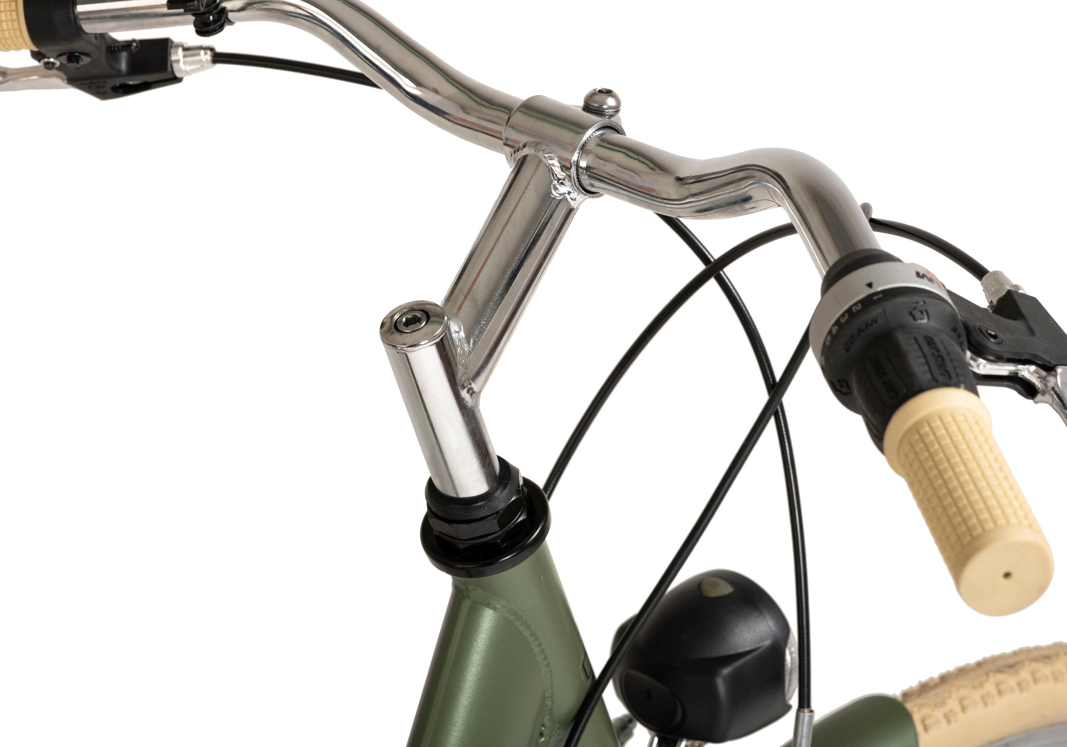 Dacapo Citybike Damesfiets 28'' Toscana groen Oregano 6 versnellingen RH 48 cm