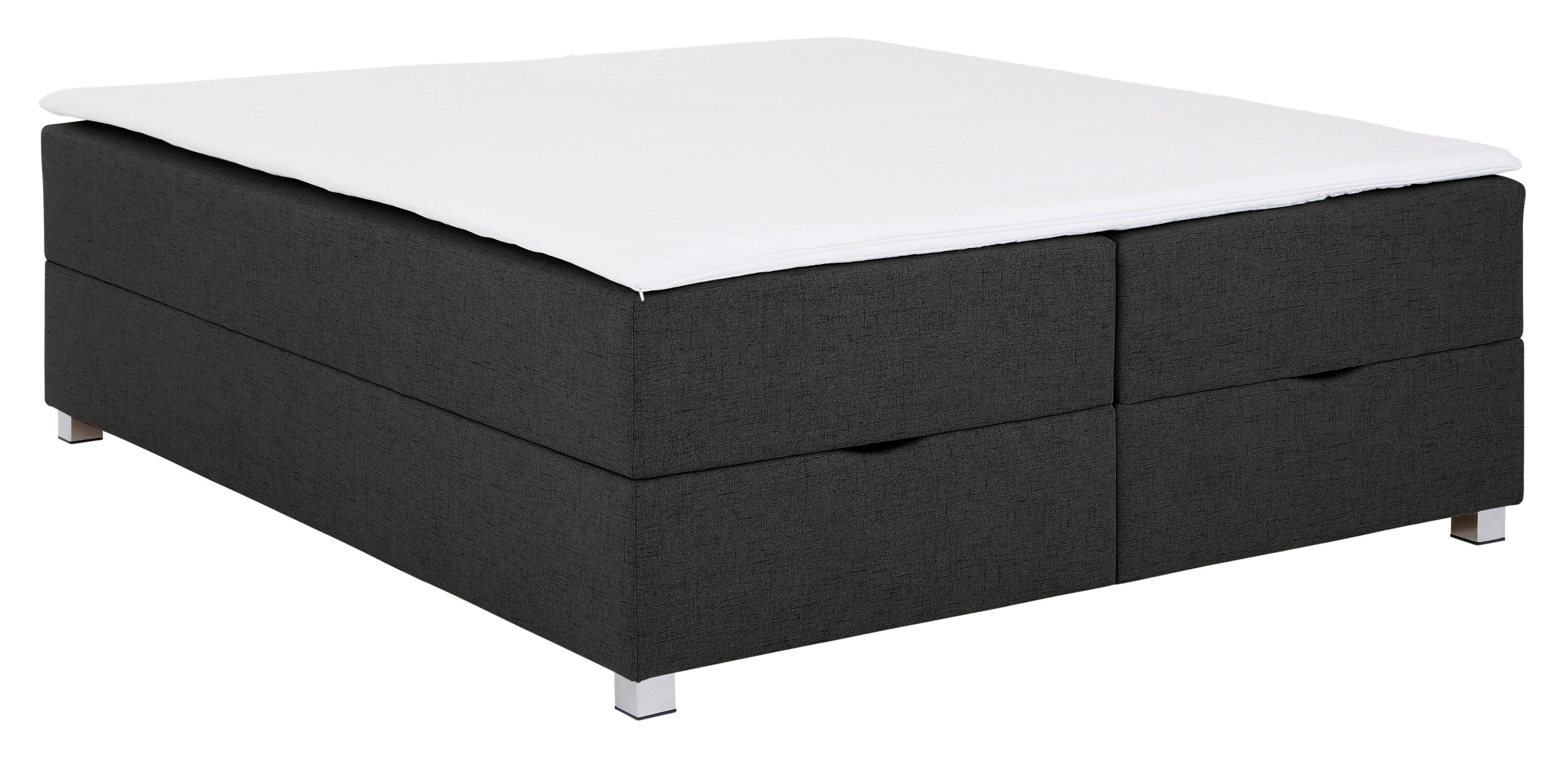 INOSIGN Boxspring Alexis zonder hoofdbord - ideaal voor ruimtes met schuine plafonds, in 4 breedten