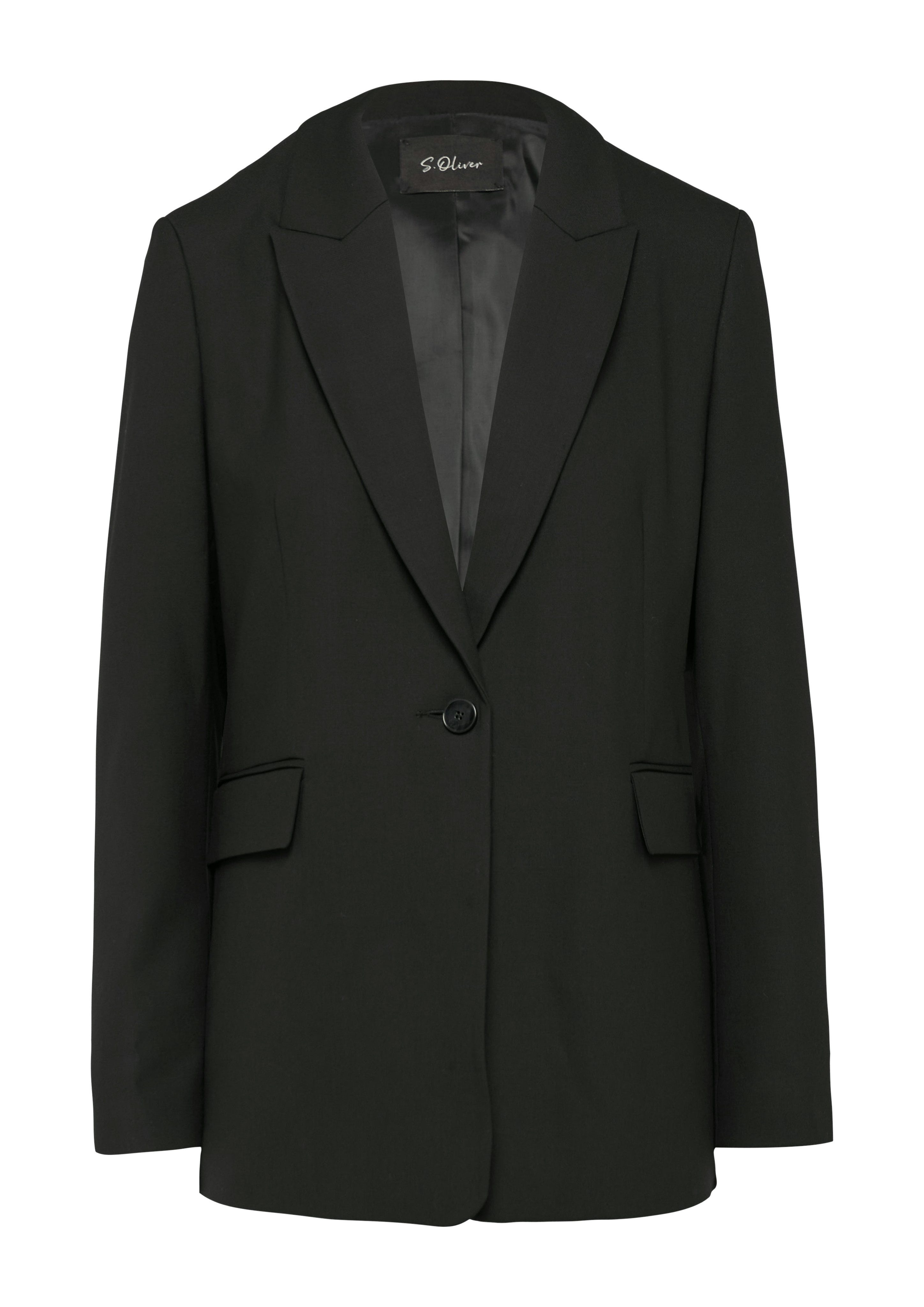 s.Oliver BLACK LABEL Lange blazer in elegante look