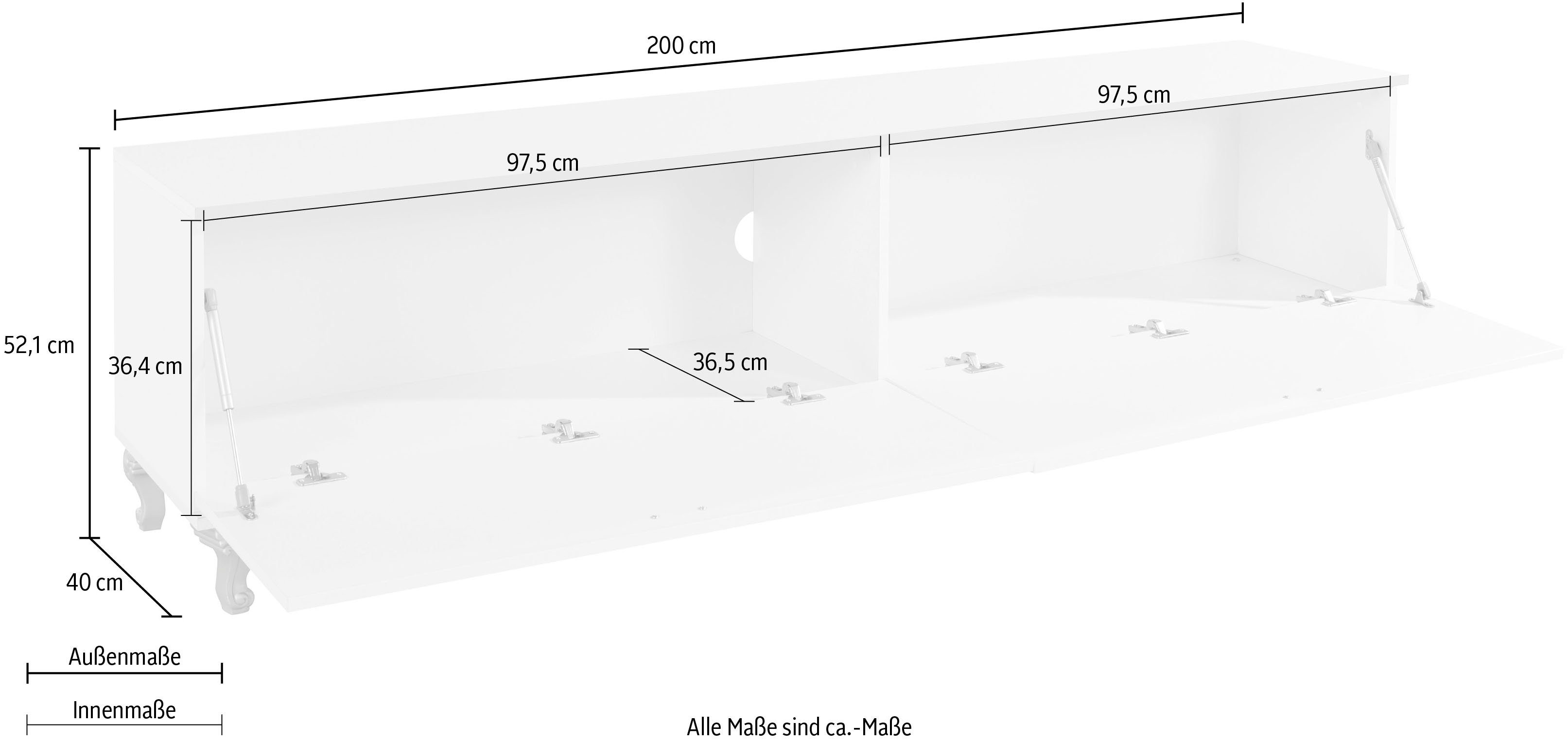 INOSIGN Tv-meubel CONTEMPORANEO Breedte 200 cm