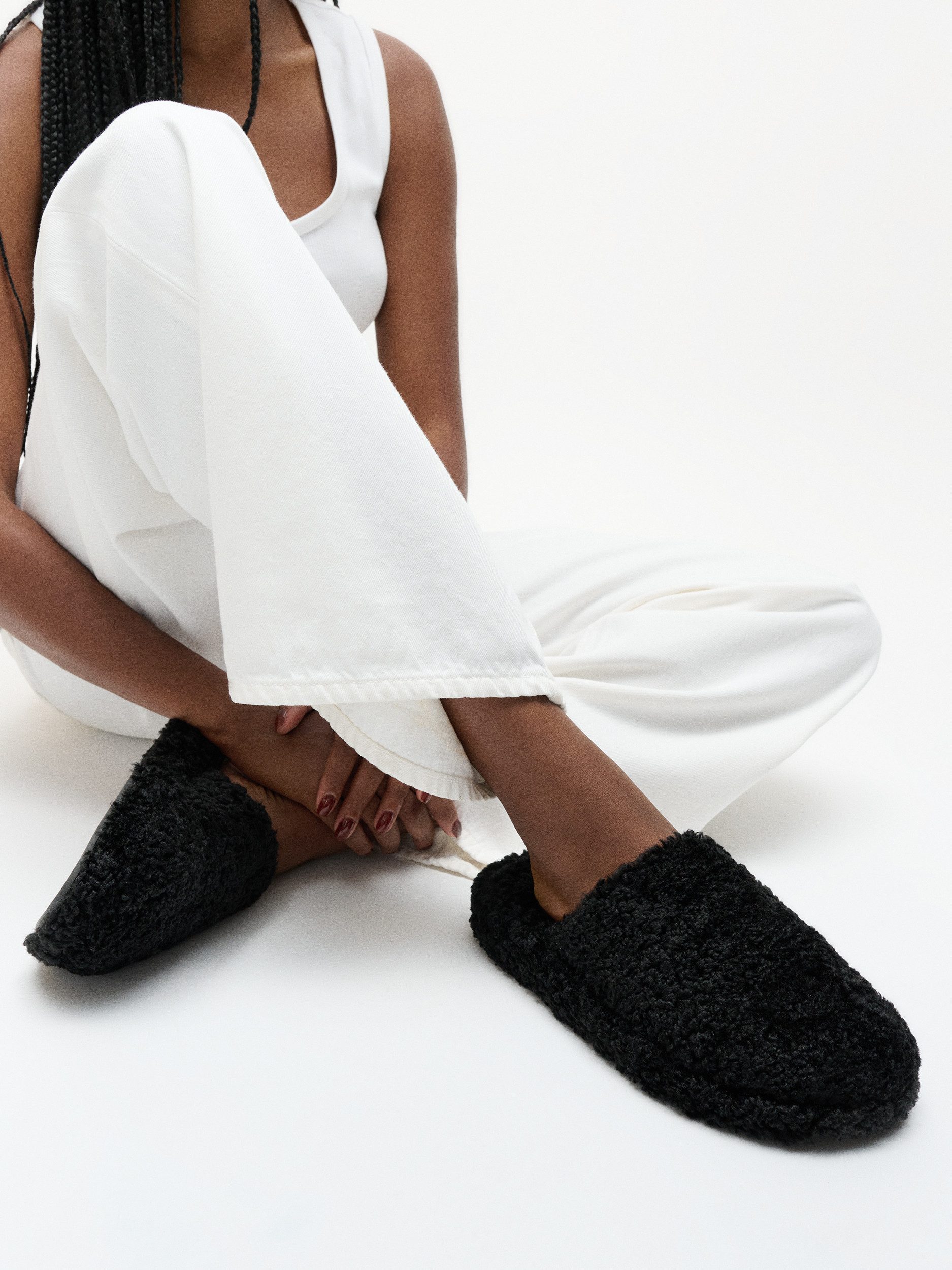 Fitflop Pantoffels IQUSHION D-LUXE PADDED TEDDY SLIPPER MULES