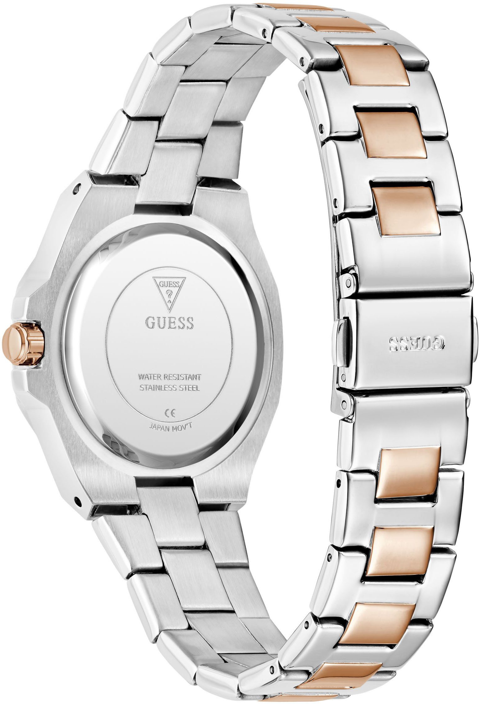 Guess Kwartshorloge CONTESSA Horloge, dameshorloge, stalen armband