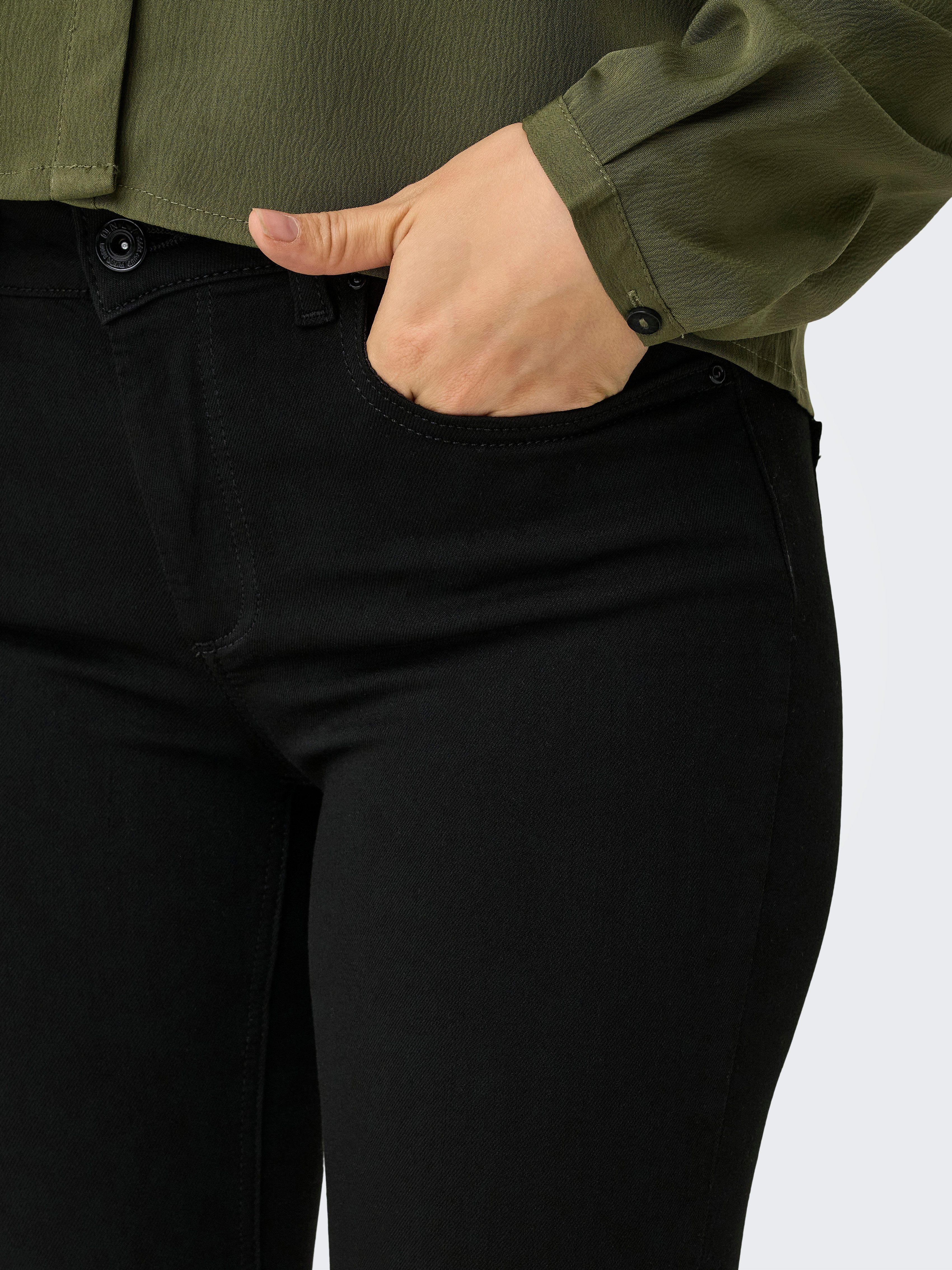 Only Skinny fit jeans ONLBLUSH MID SK 4EVERBLK DNM SOO796 NOOS