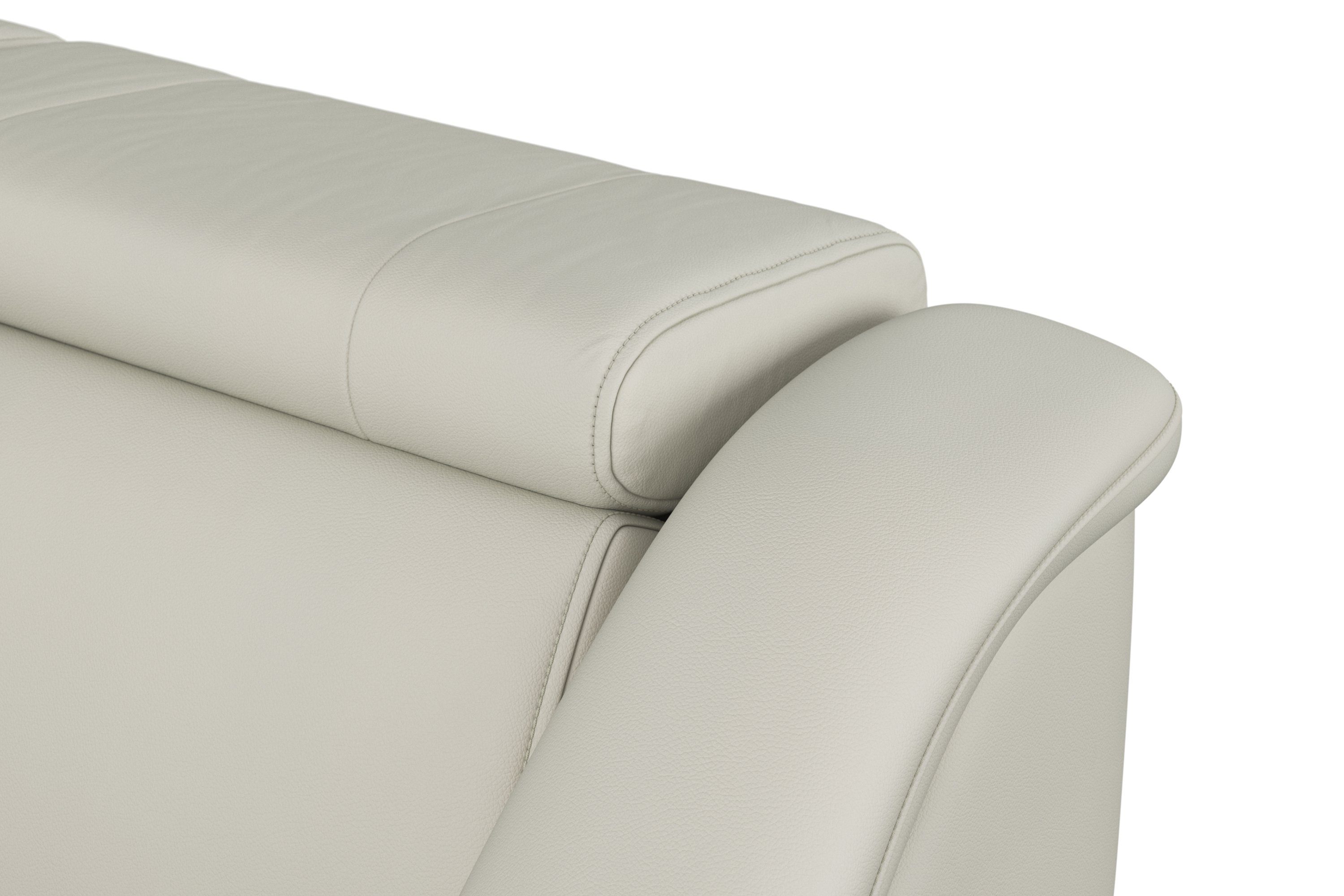 sit&more Hoekbank Freetown L-vorm met verstelbare hoofdsteun en comfortabele binnenvering
