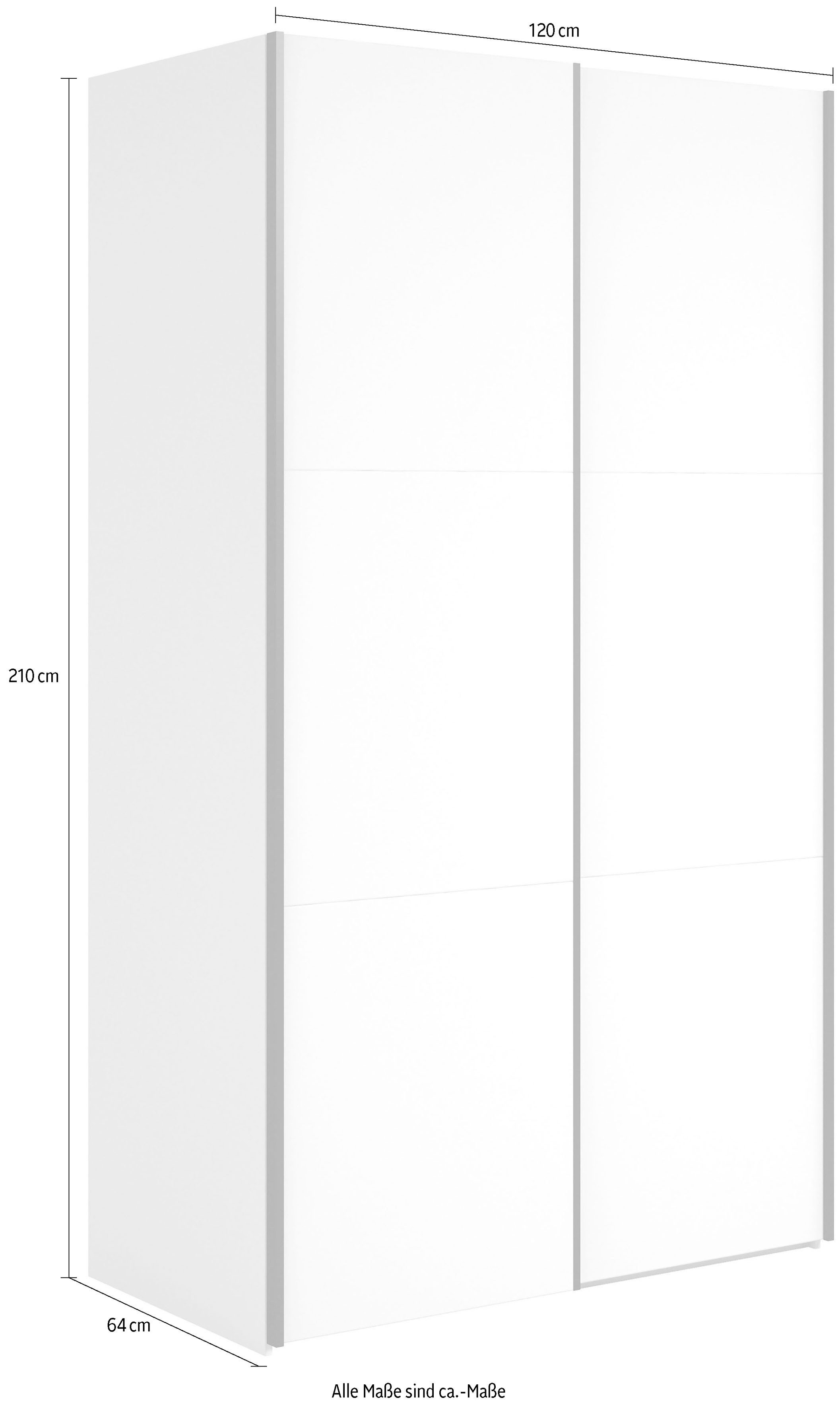INOSIGN Kledingkast Eastvale, 120x64x210 cm, ideaal voor kleine ruimtes of niches