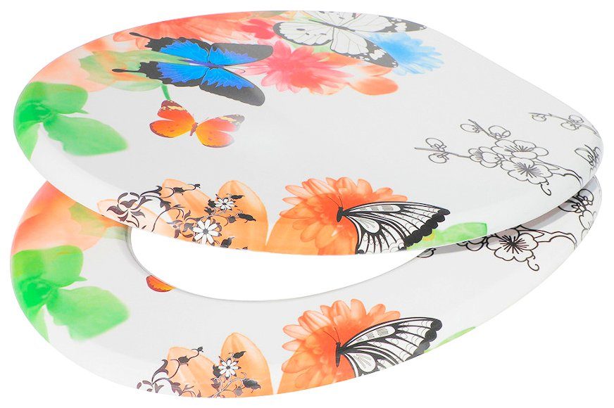 Sanilo Toiletzitting Butterfly met soft-closemechanisme