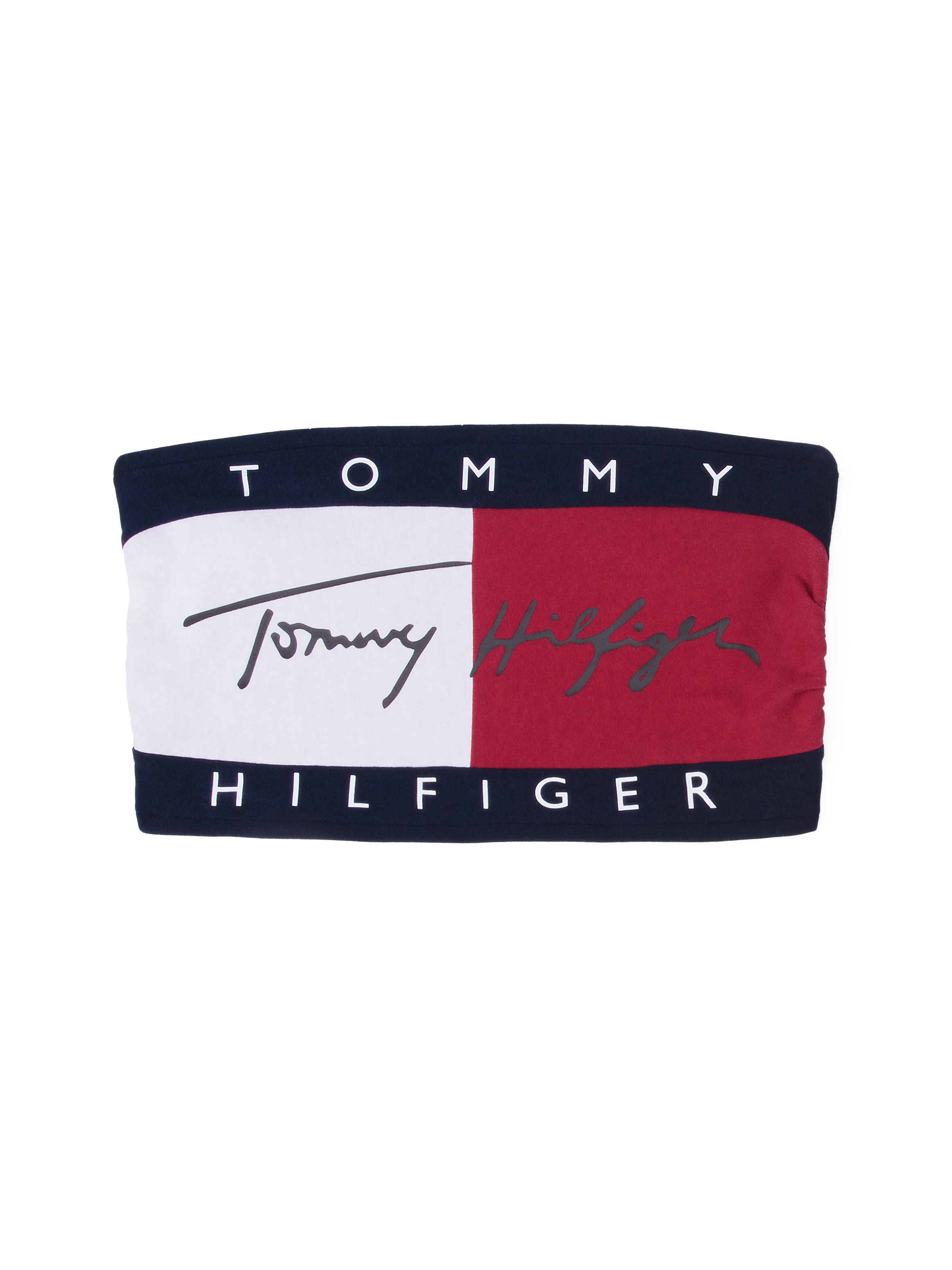 Tommy Hilfiger Underwear Bandeau-bh Bandeau in colorblock-look, iconische tommy stijl aliyah hip hop straat