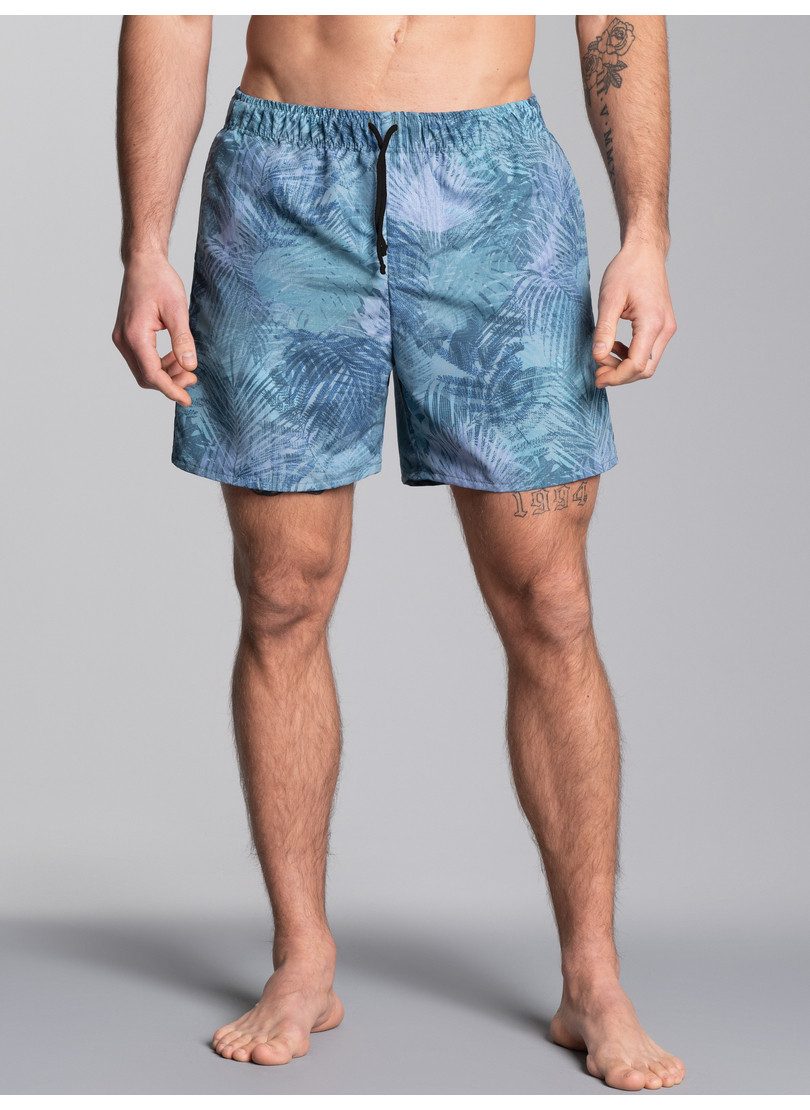 Trigema Short TRIGEMA bad-/vrijetijdsshorts met printmotief (1-delig)