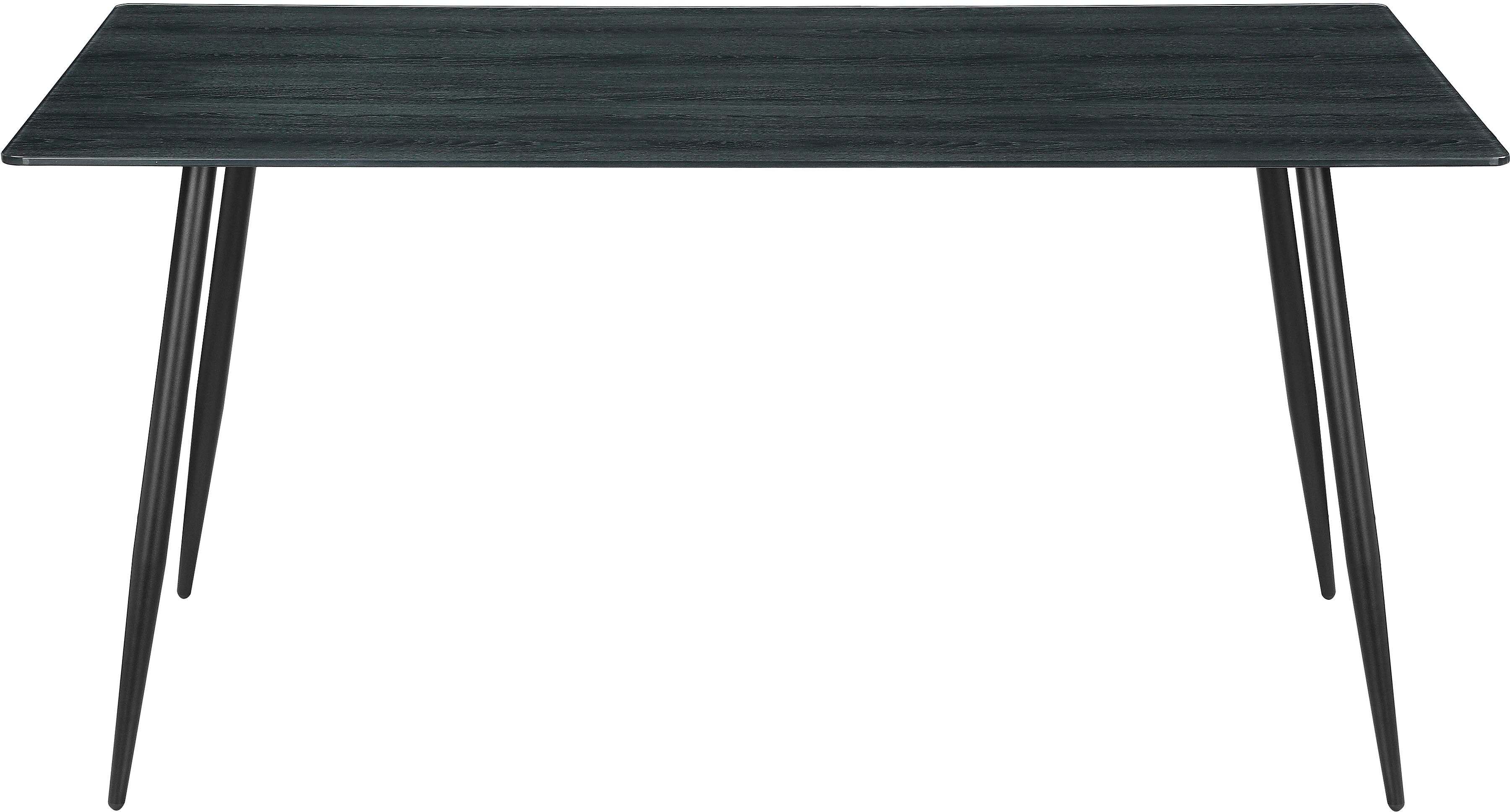 Home affaire Eettafel Turah, TOPSELLER!, OTTOs keuze met glazen blad in houtlook, tijdloos ontwerp, onderhoudsvriendelijk