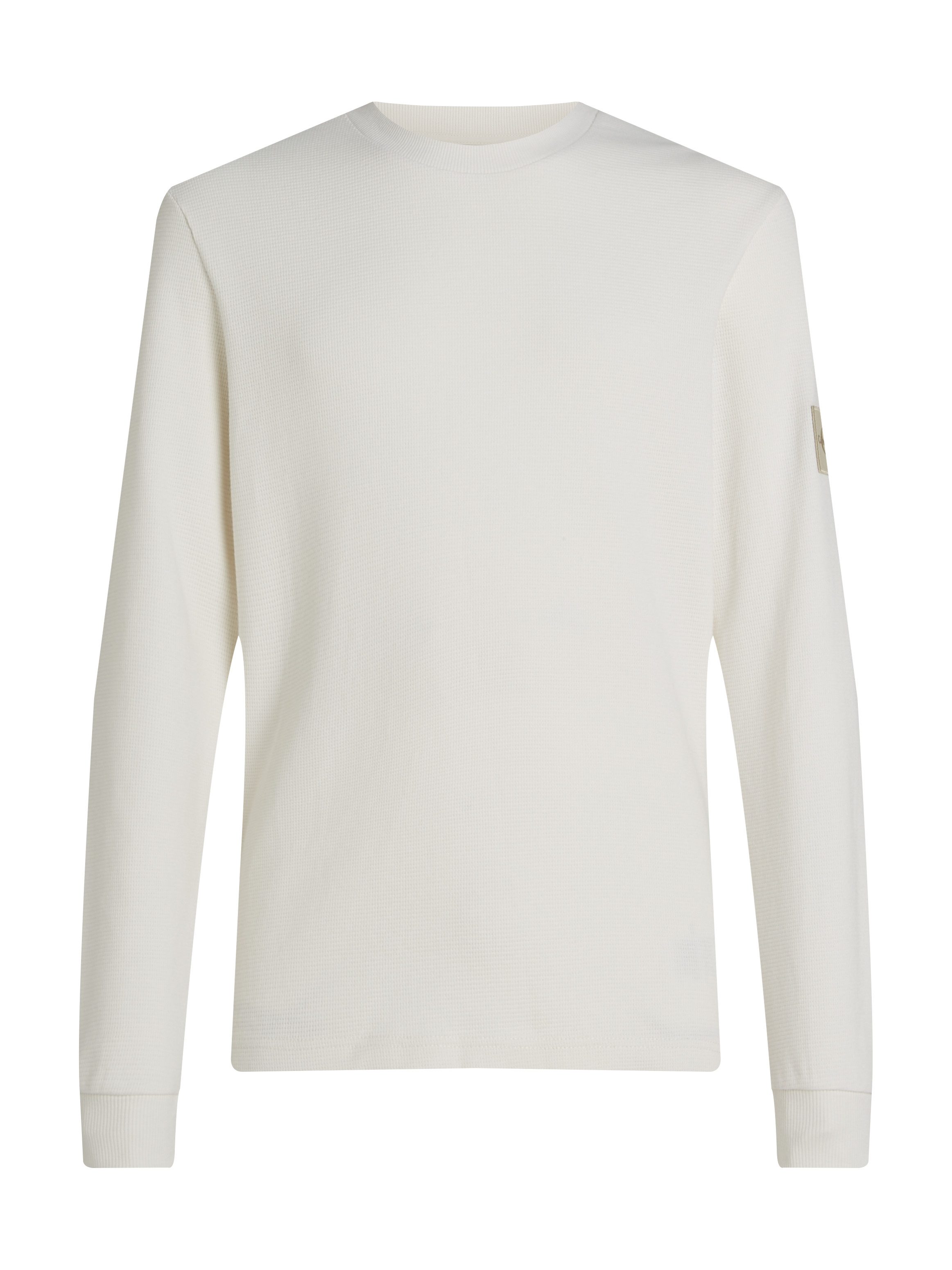 Calvin Klein Shirt met lange mouwen BADGE WAFFLE LS TEE