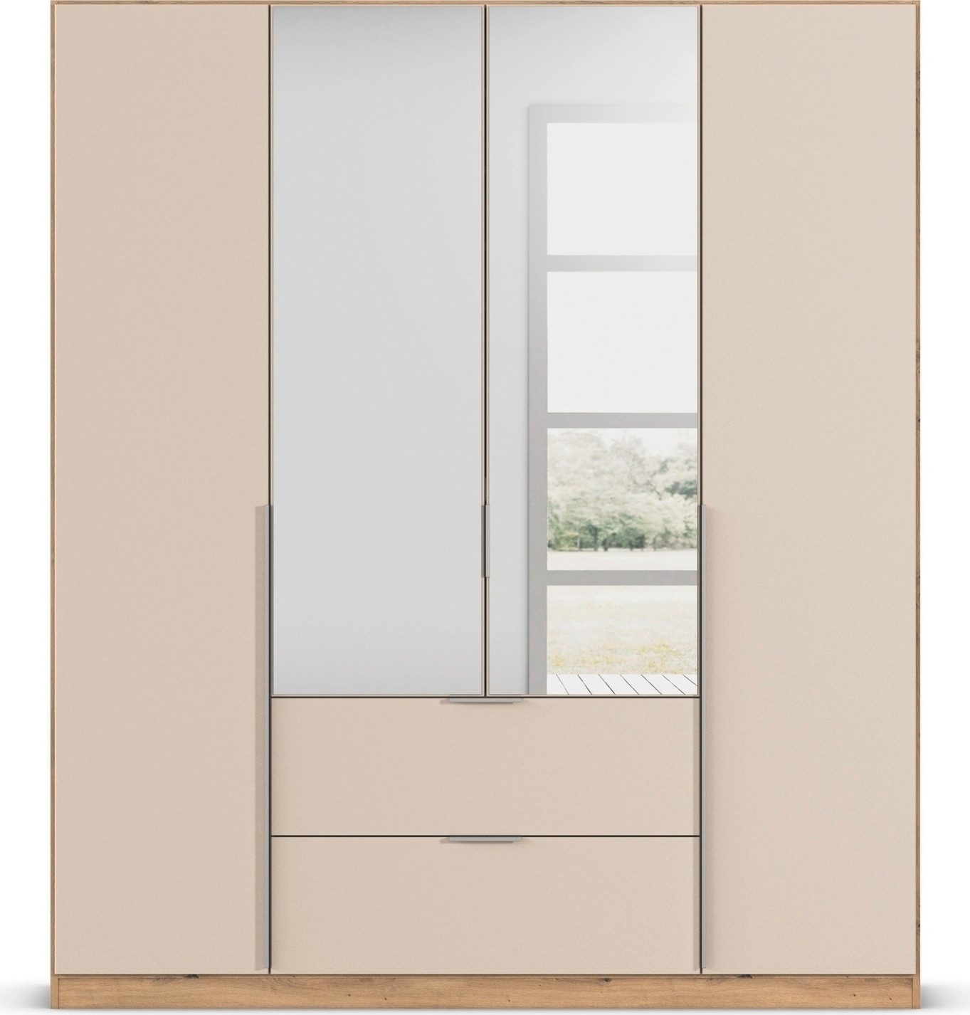 rauch Draaideurkast Kledingkast kast garderobe AGORDO met decor- of hoogglansfront