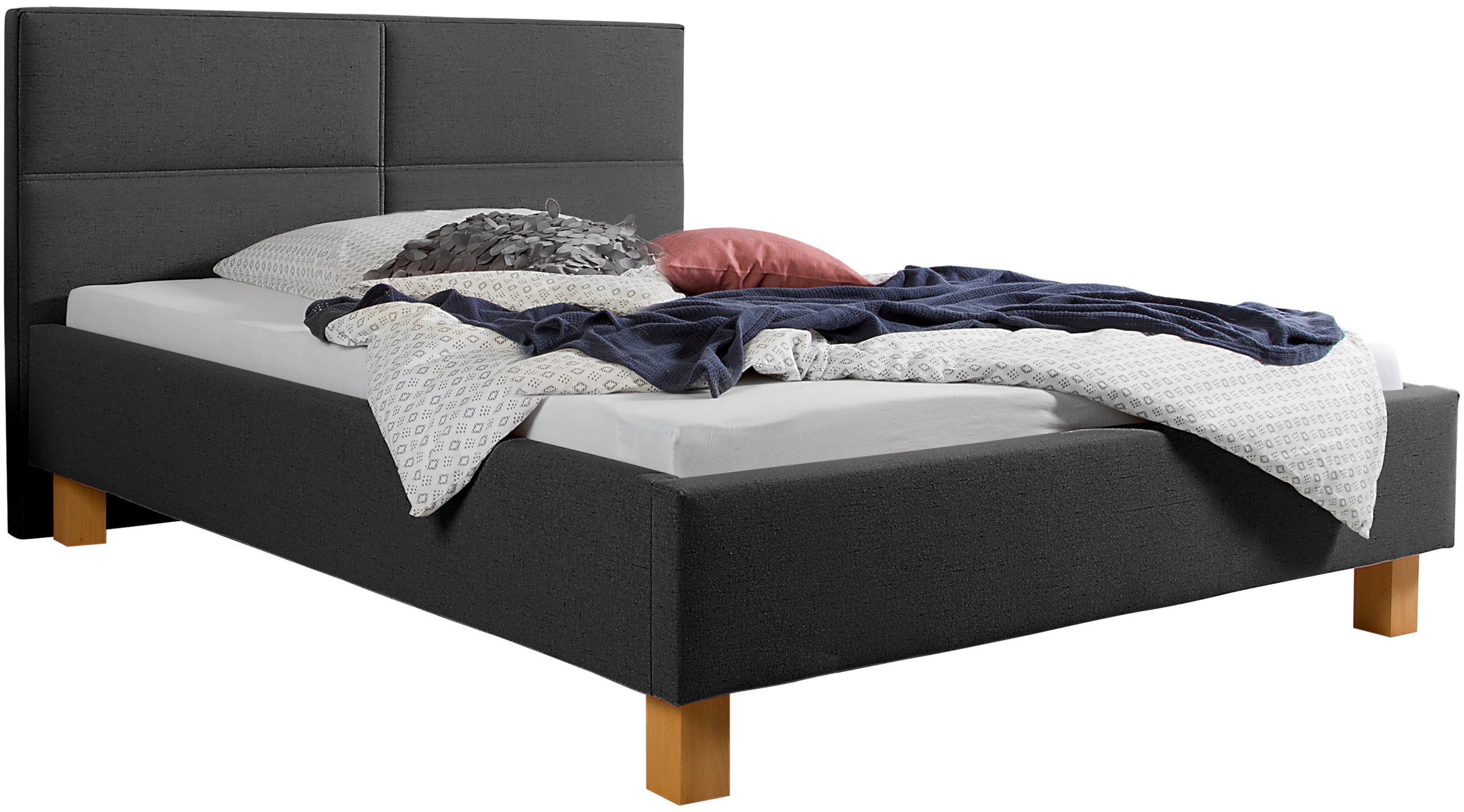 Maintal Gestoffeerd bed Derryville Zijkanten van het bed zelf te monteren, zonder bedkist
