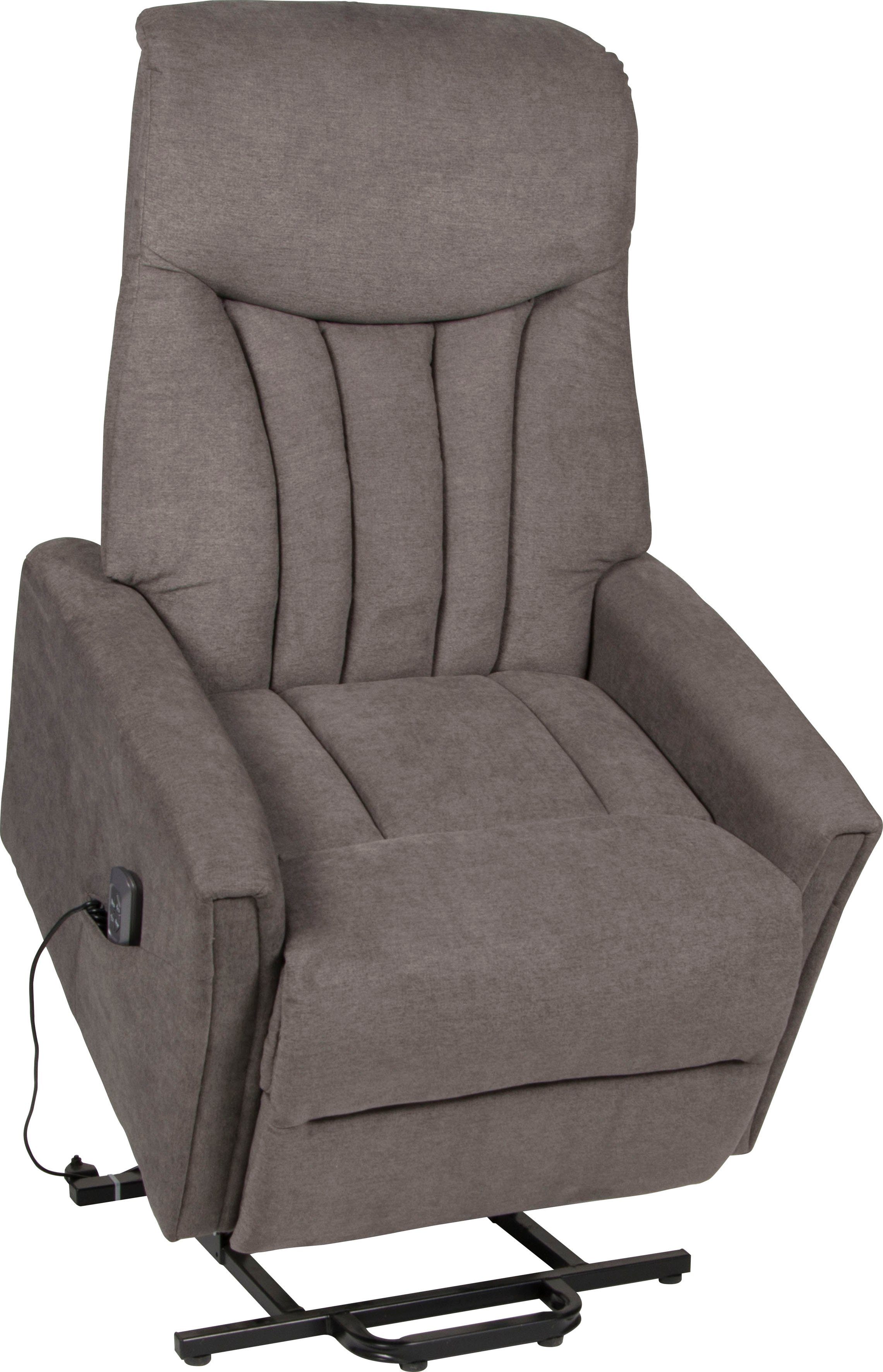 Duo Collection Relaxfauteuil Bonnyville 2 met 2 motoren, elektrische opstahulp Relaxfunctie en pocketveren binnenvering met stalen nosagvering
