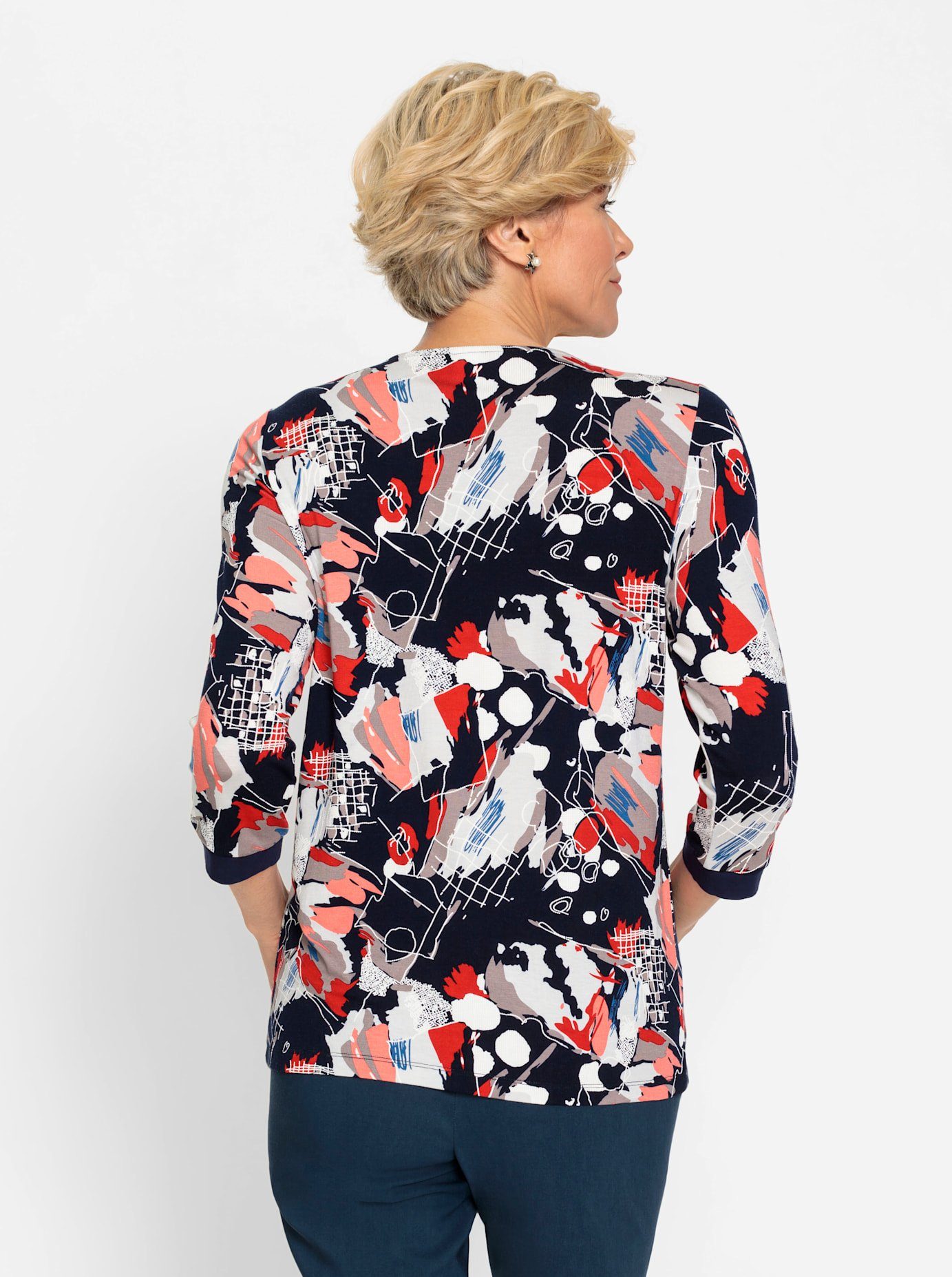 Classic 2-in-1-shirt Shirt (1-delig)