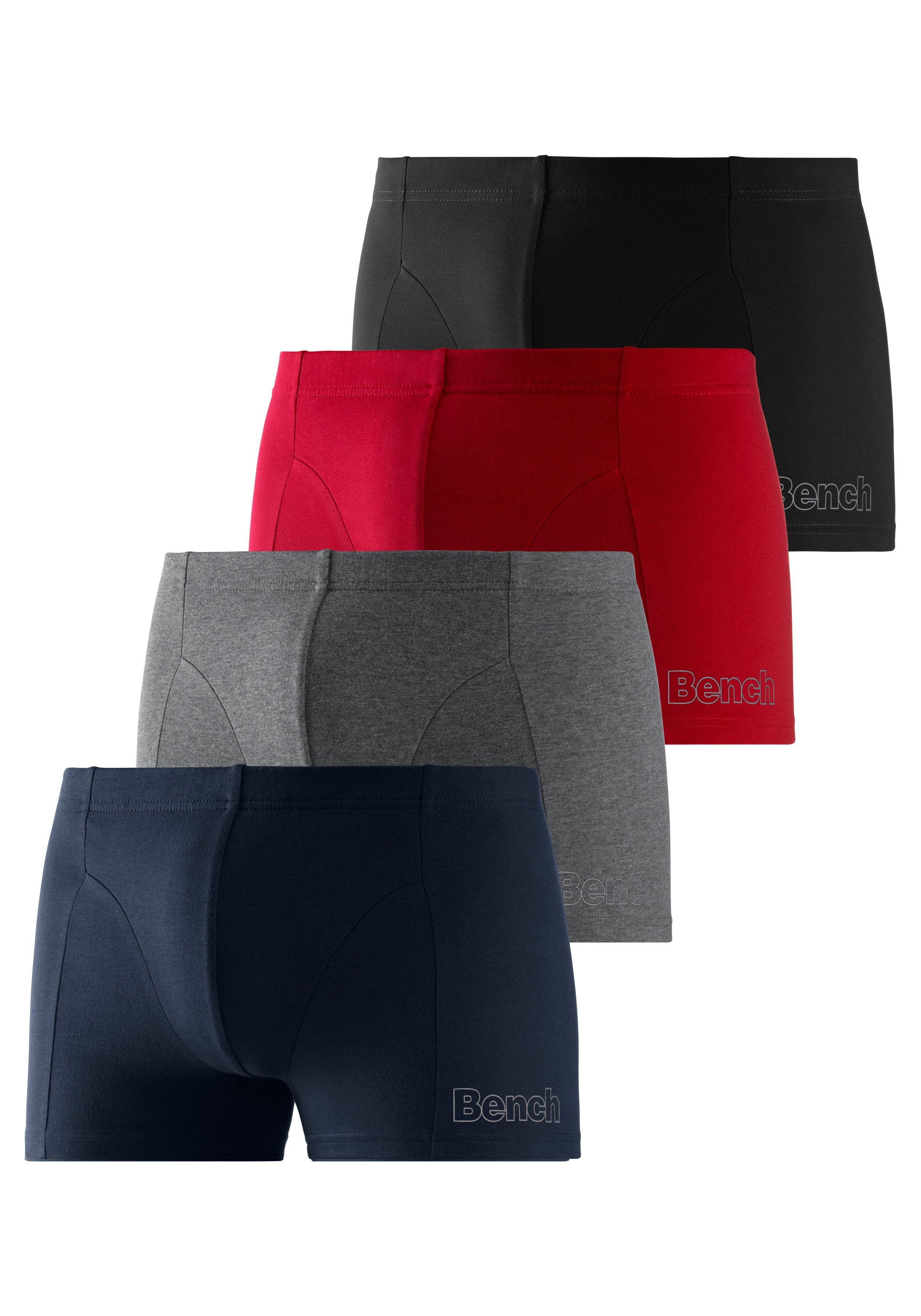 Bench. Boxershort voor heren met kleine logoprint op de pijp (blik, 4 stuks)