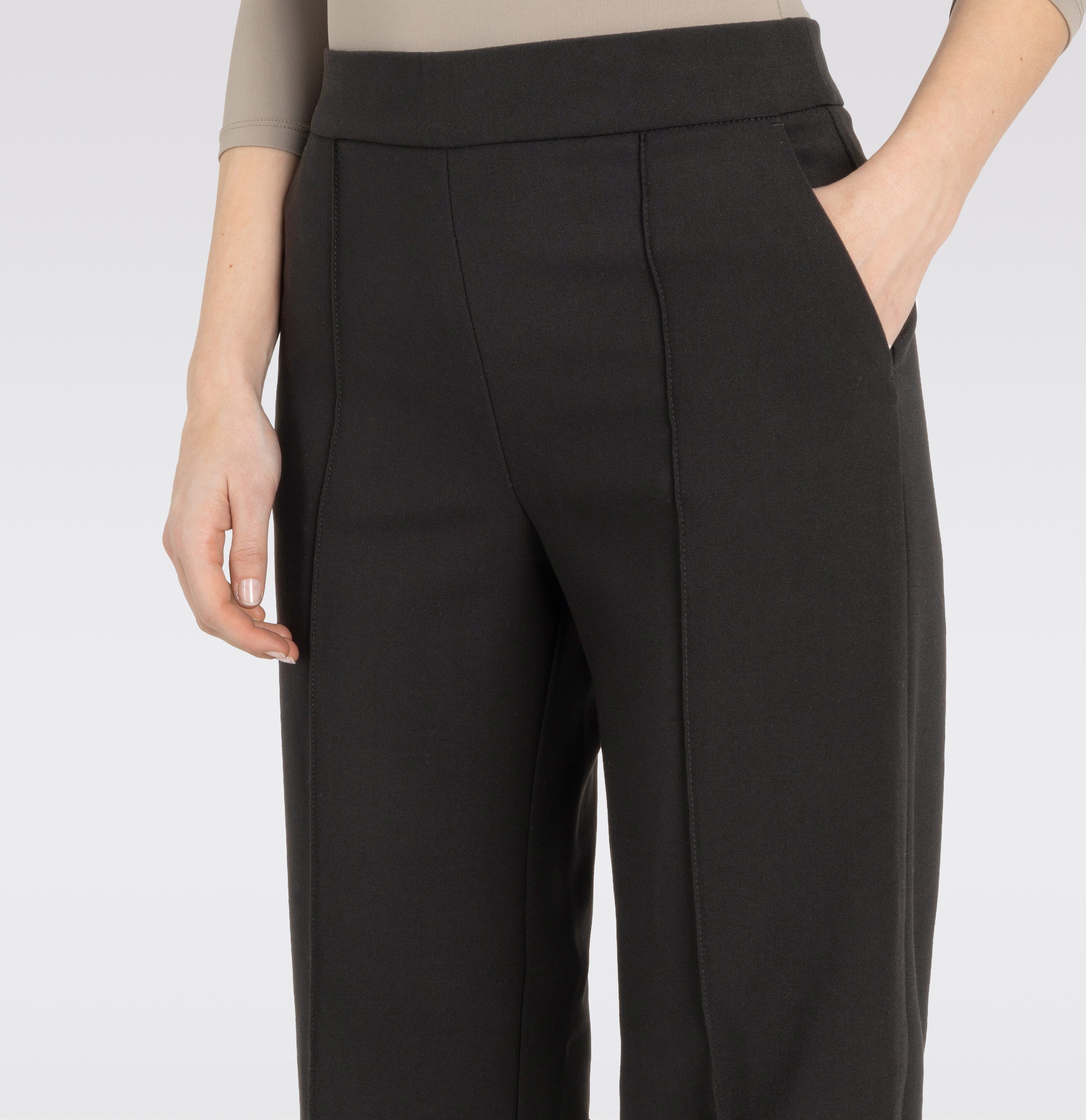 MAC Pantalon Chiara met visgraatdessin