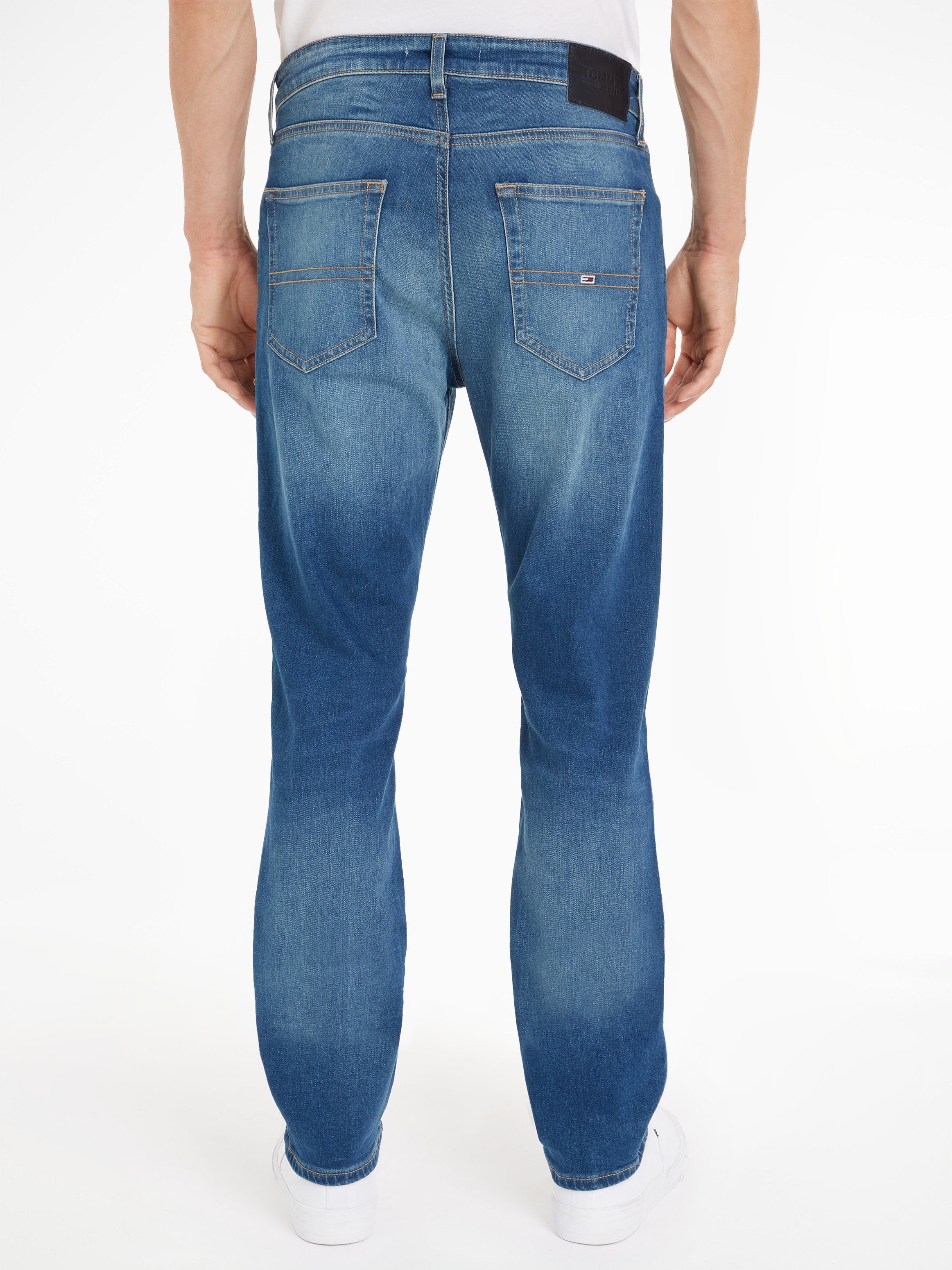 TOMMY JEANS Straight jeans Ryan met elastaan voor een comfortabele pasvorm