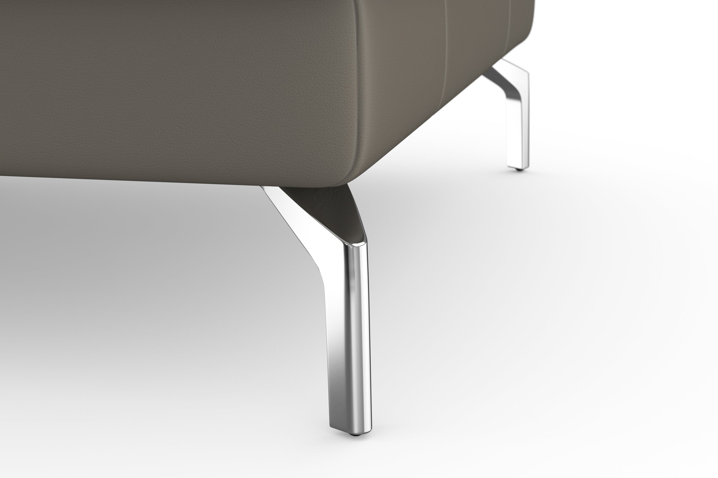 sit&more Zithoek Bendigo U-vorm inclusief zitdiepteverstelling, bodemvrijheid 15 cm, in 2 pootkleuren