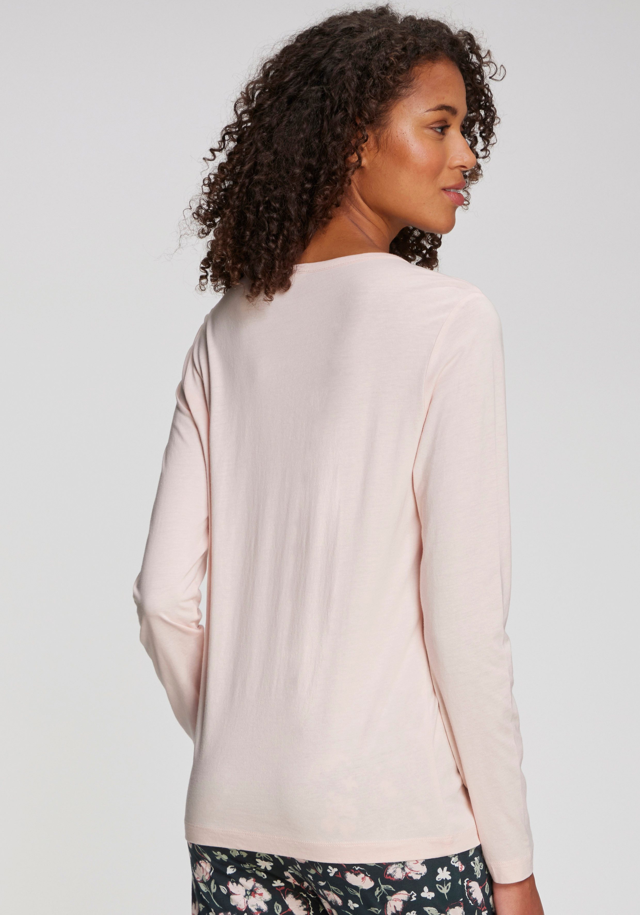 s.Oliver RED LABEL Beachwear Pyjama top Met korte knoopsluiting