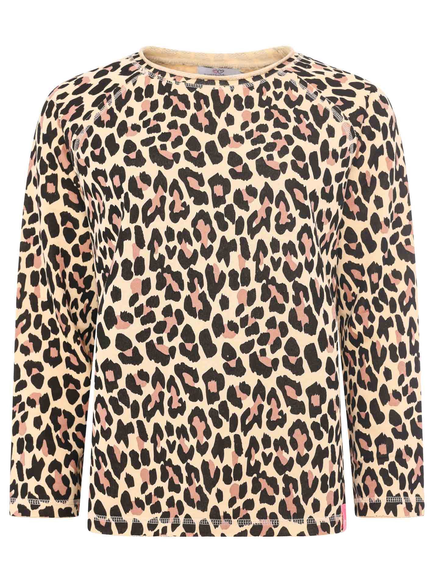 Zwillingsherz Sweater Leo allover met dierlijk printdesign