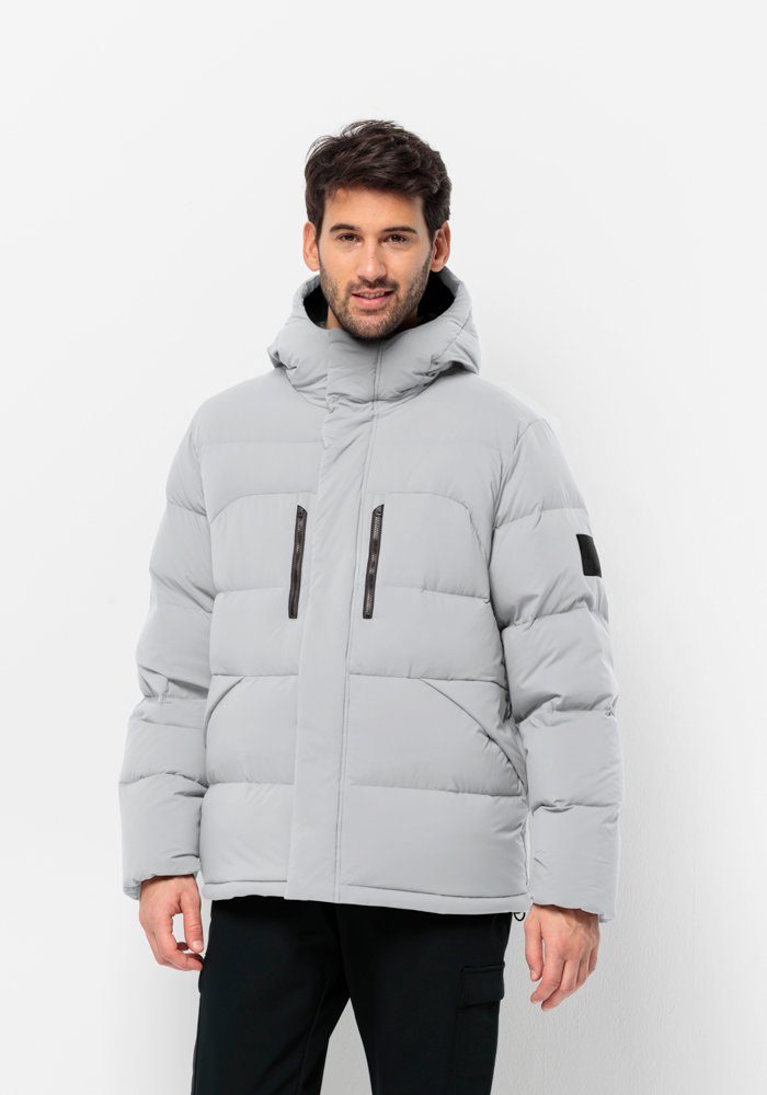 Jack Wolfskin Donsjack ROEMERTOR JKT M heren wandelen & outdoor maat L (52) grijs