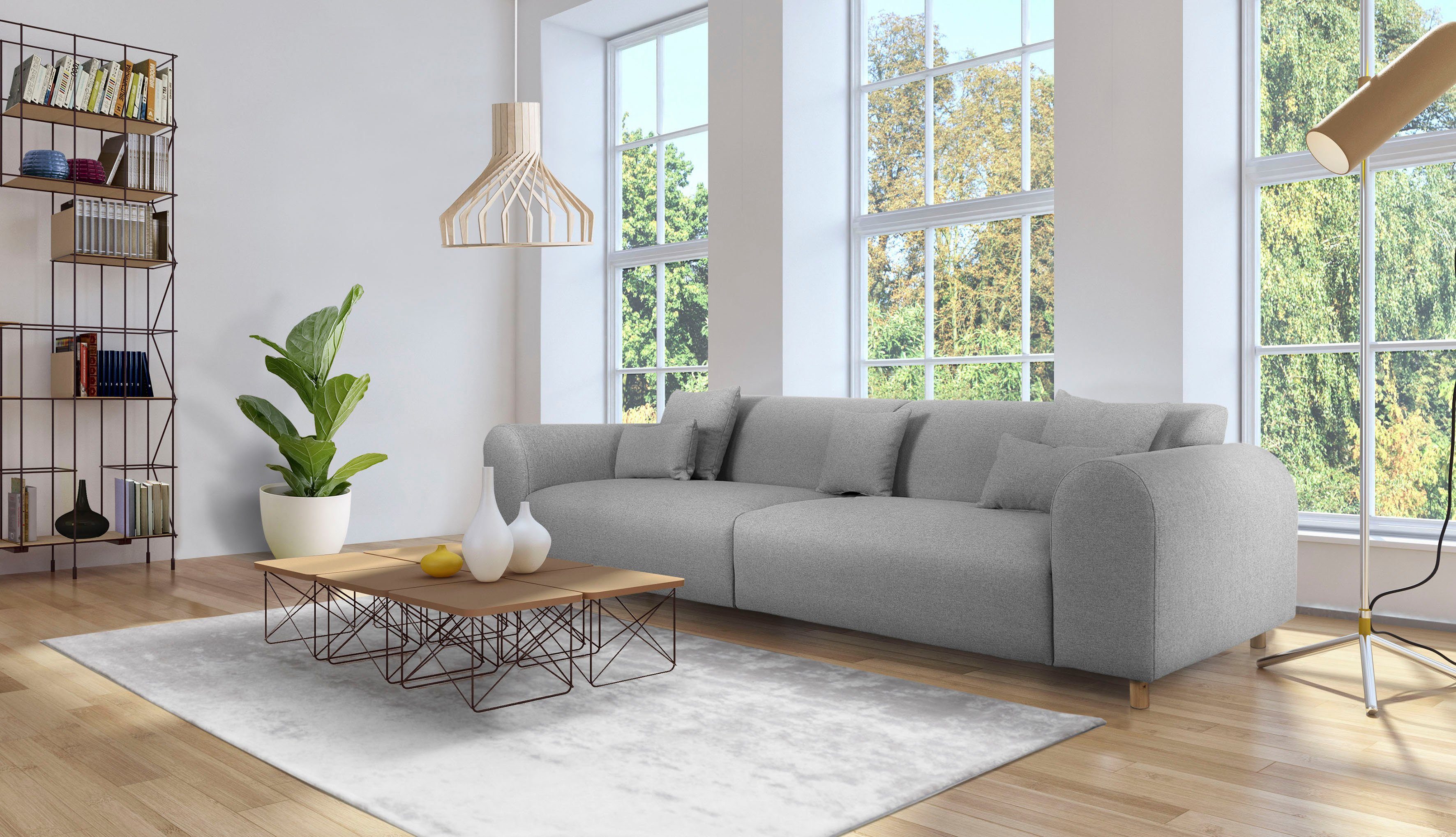 andas Megabank Svennis in 2 stofkwaliteiten, bxdxh: 314x98x83 cm