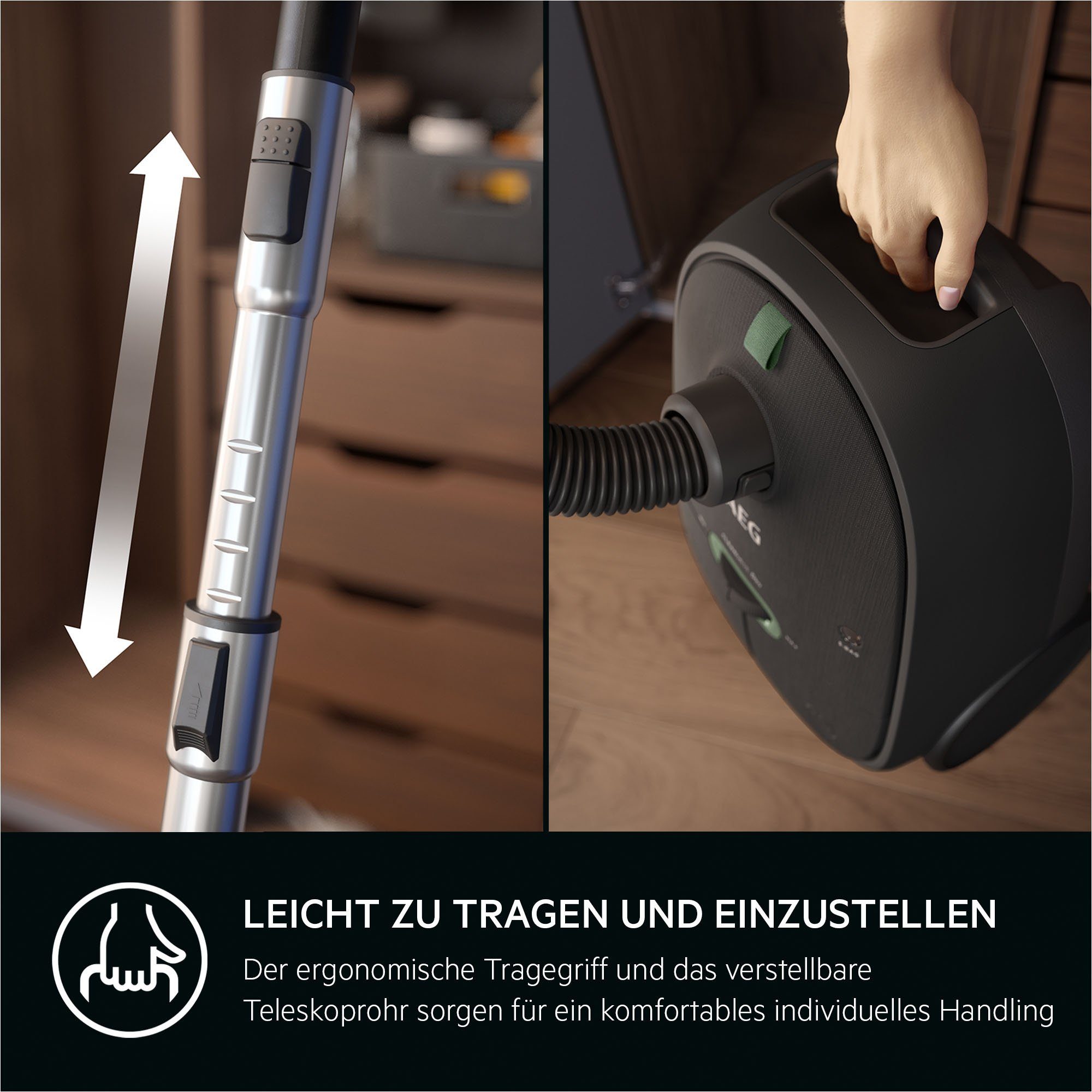 AEG Stofzuiger CLEAN 6000, hoge zuigkracht, incl. extra spuitmonden, 65% gerecycled kunststof