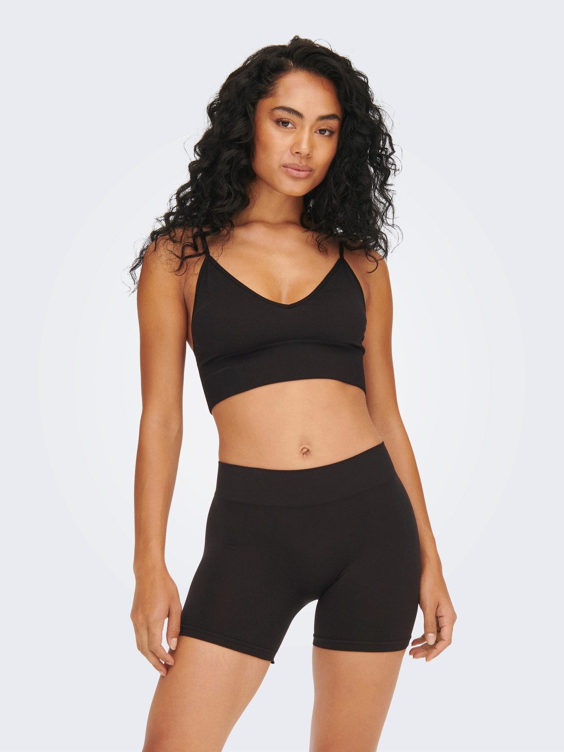 Only Hotpants ONLVICKY S-LESS MINI SHORTS 2-PACK (set 2-delig)