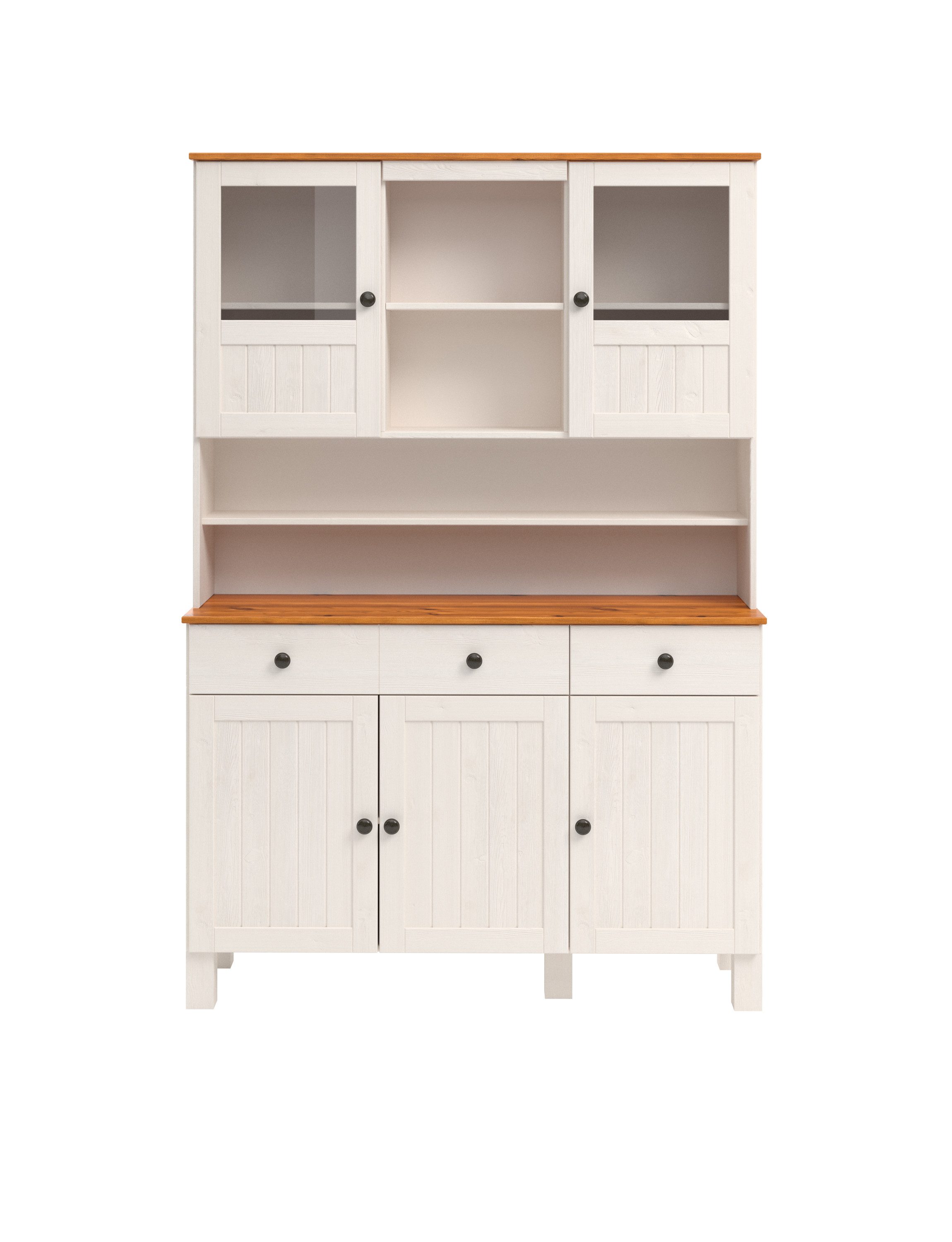 Home affaire Keukenbuffet Alby2 Met metalen grepen, breedte 125 cm