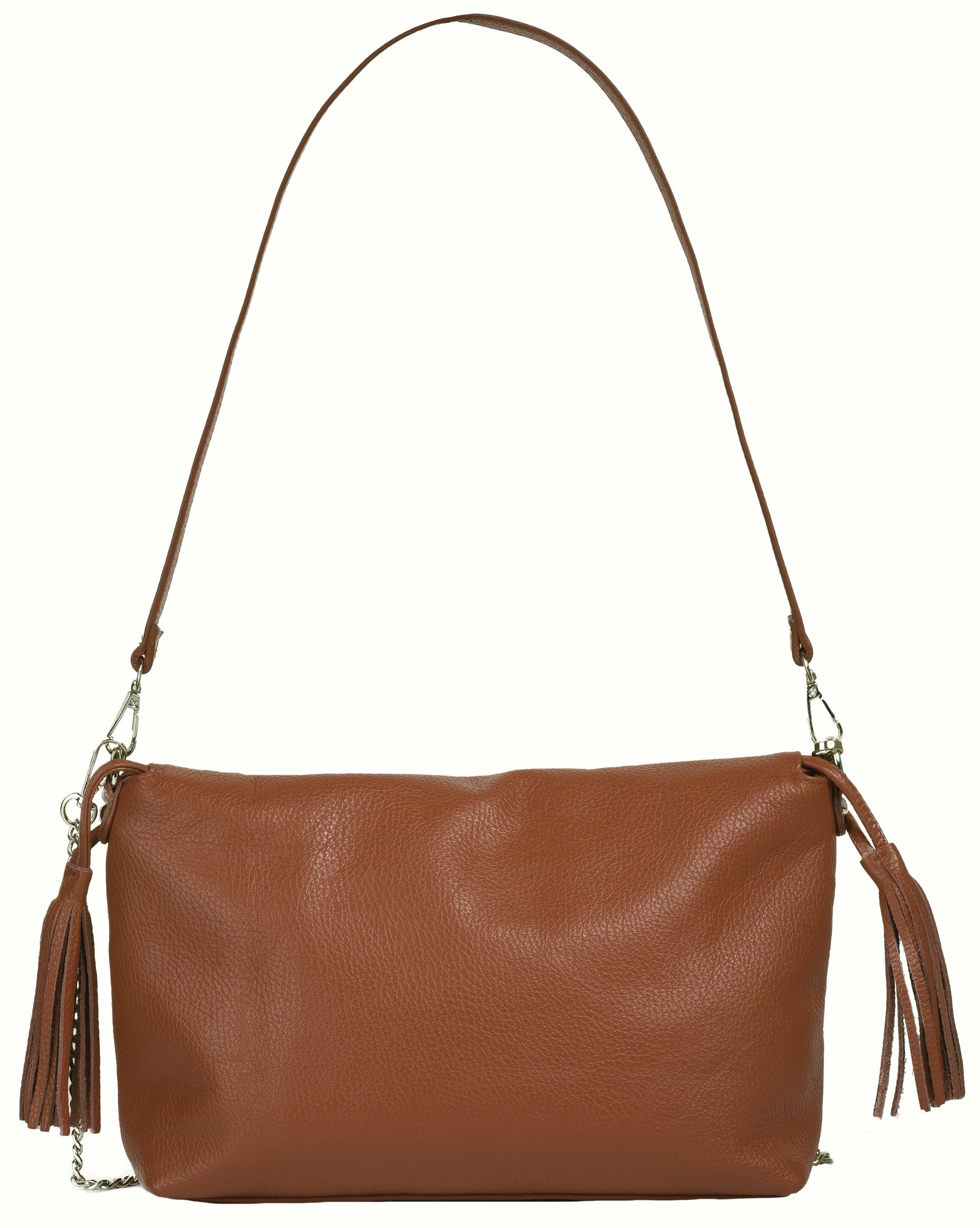 Samantha Look Schoudertas echt leer, made in italy