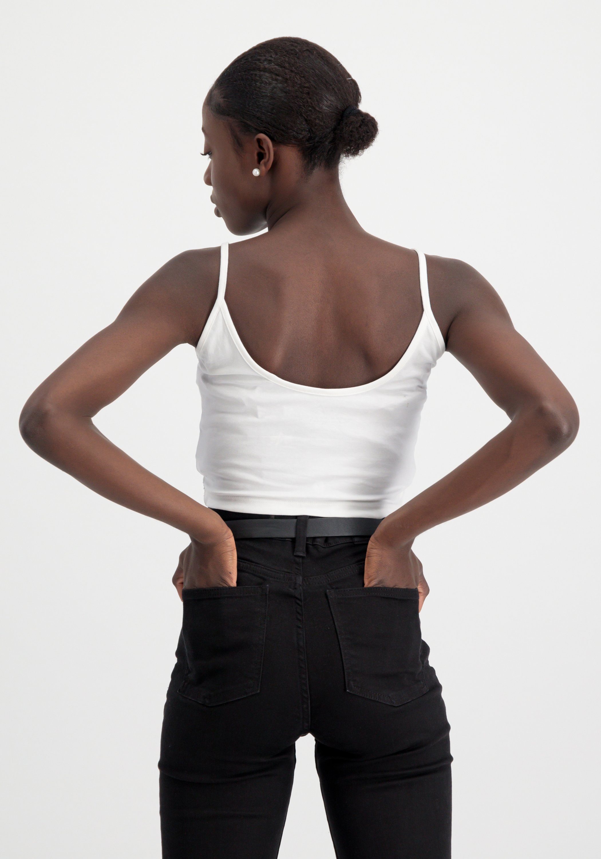 Alpha Industries Muscle-shirt Alpha Industries Women - Tanks Basic Crop-Top SL Women