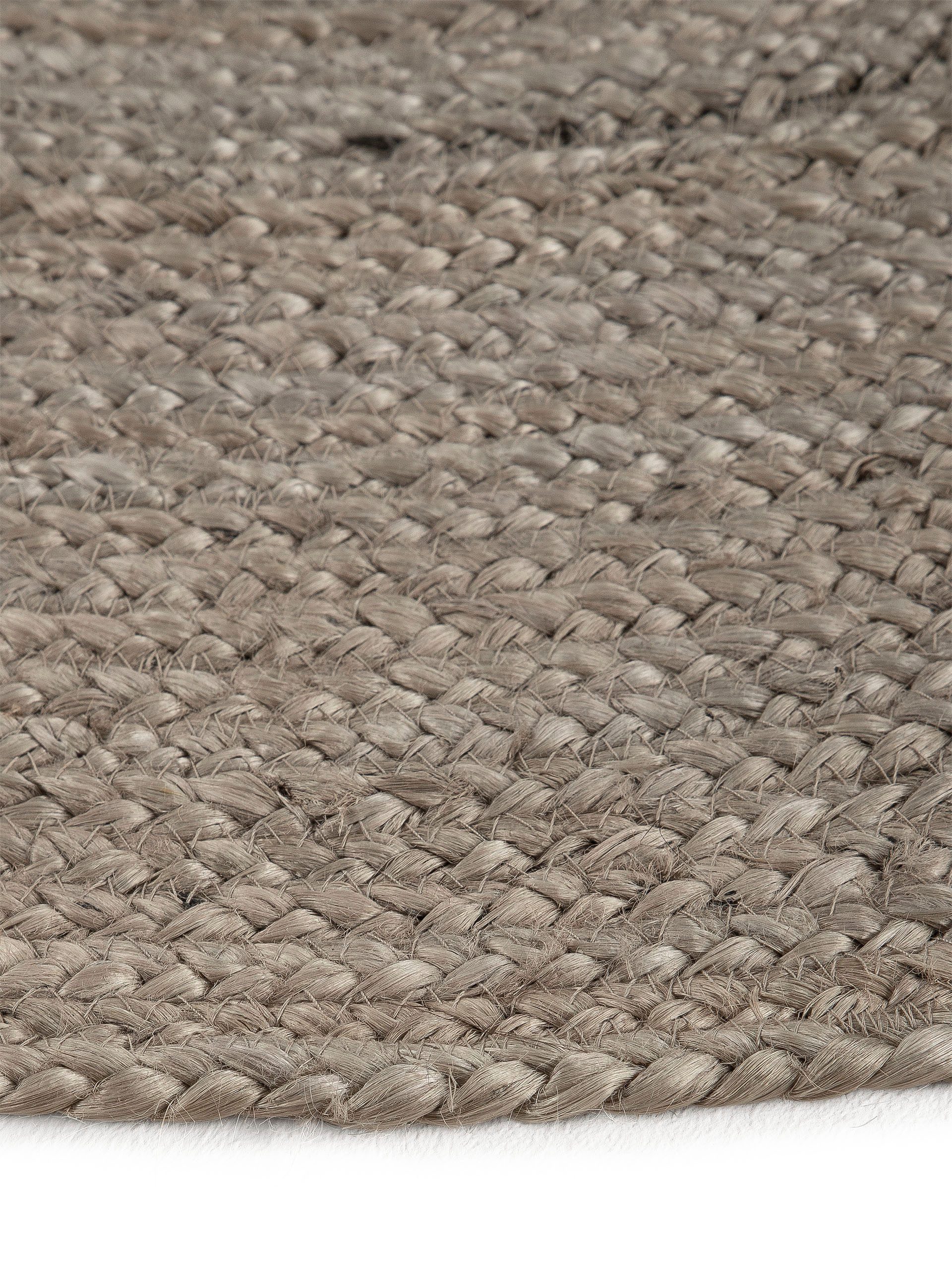 carpetfine Vloerkleed Nele jute-vloerkleed natuurmateriaal gevlochten tweezijdig te gebruiken kleed van 100% jute, in rond en ovaal, vele maten