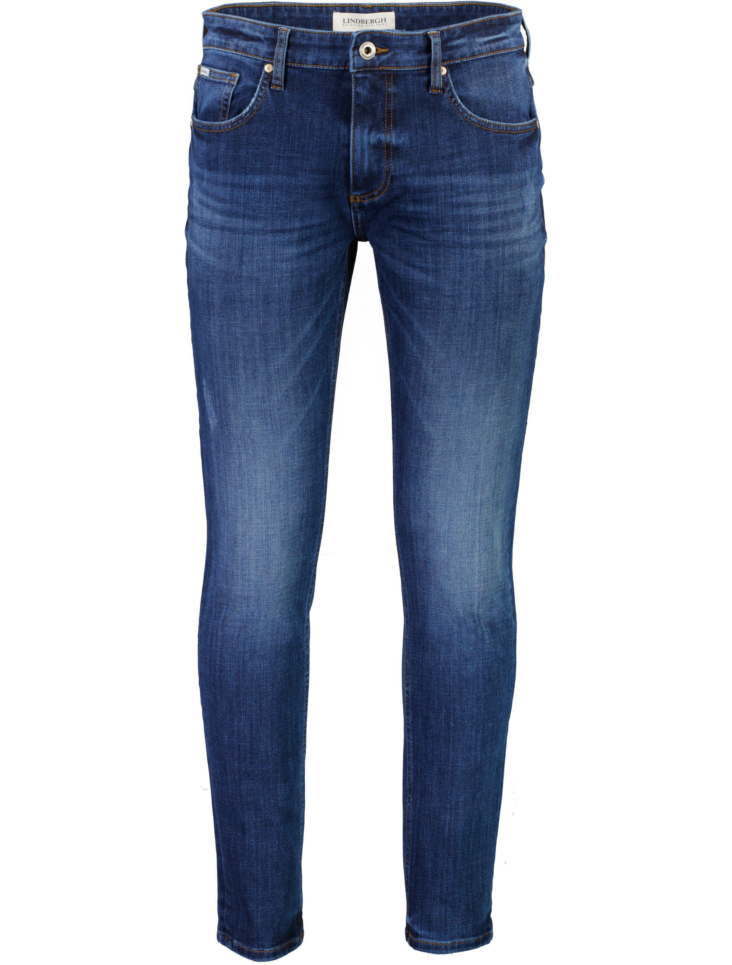 LINDBERGH 5-pocket jeans met donkere wassingen en stretch