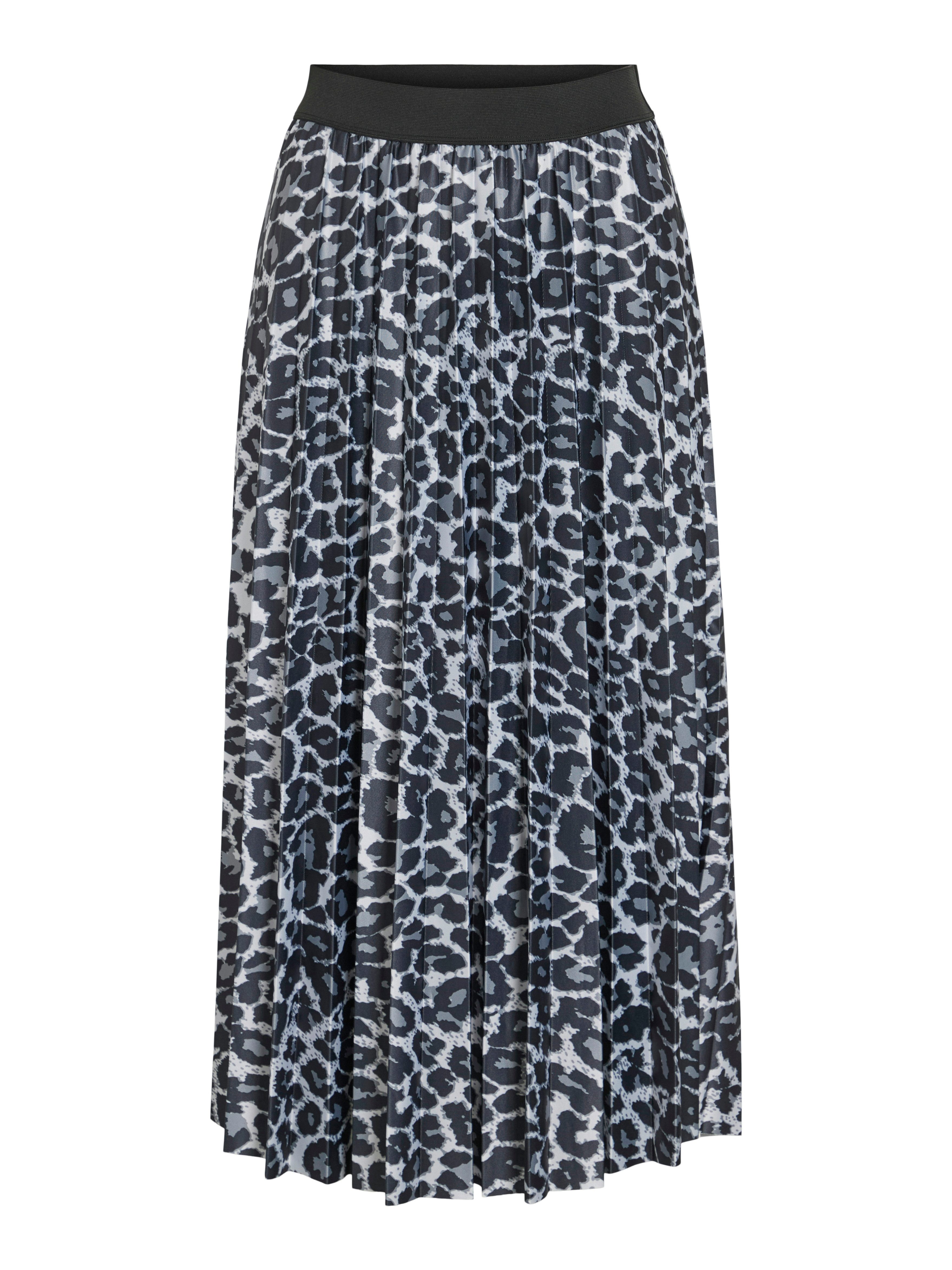 Vila Plissérok VINITBAN PRINT SKIRT - NOOS