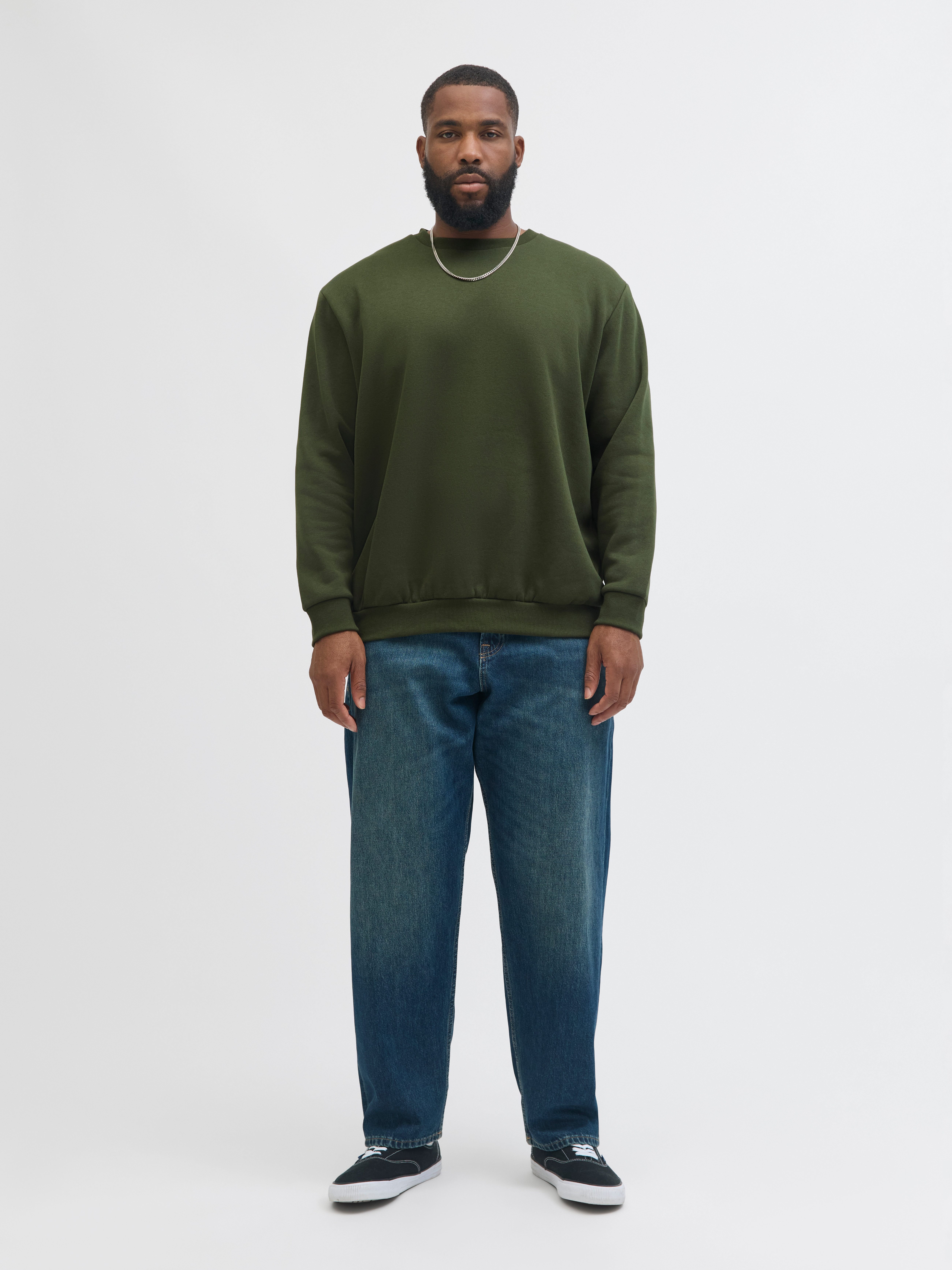 Jack & Jones PlusSize Sweatshirt JJEBRADLEY SWEAT CREW NOOS PLS