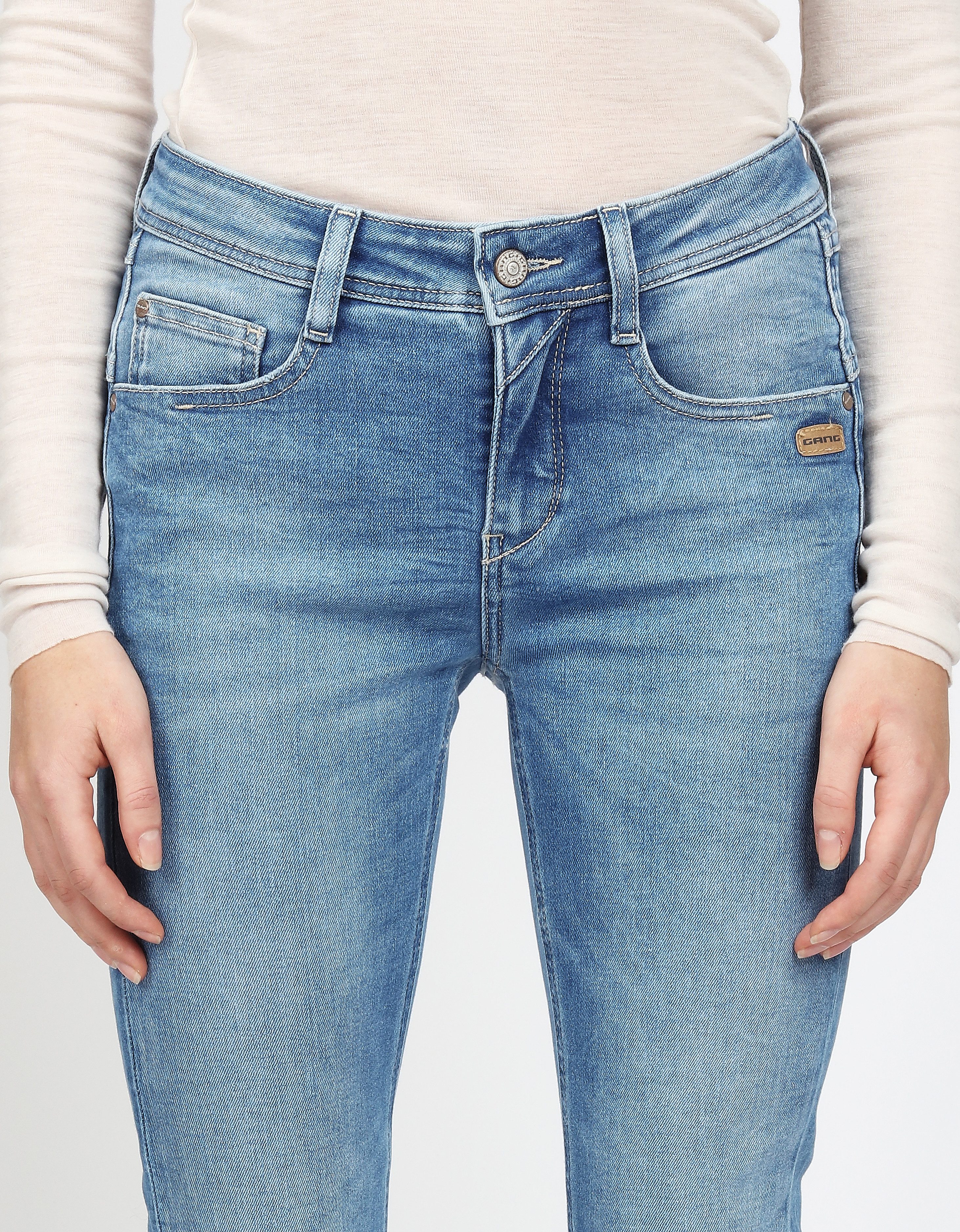 GANG Relax fit jeans 94AMELIE met dubbele rechter achterzak