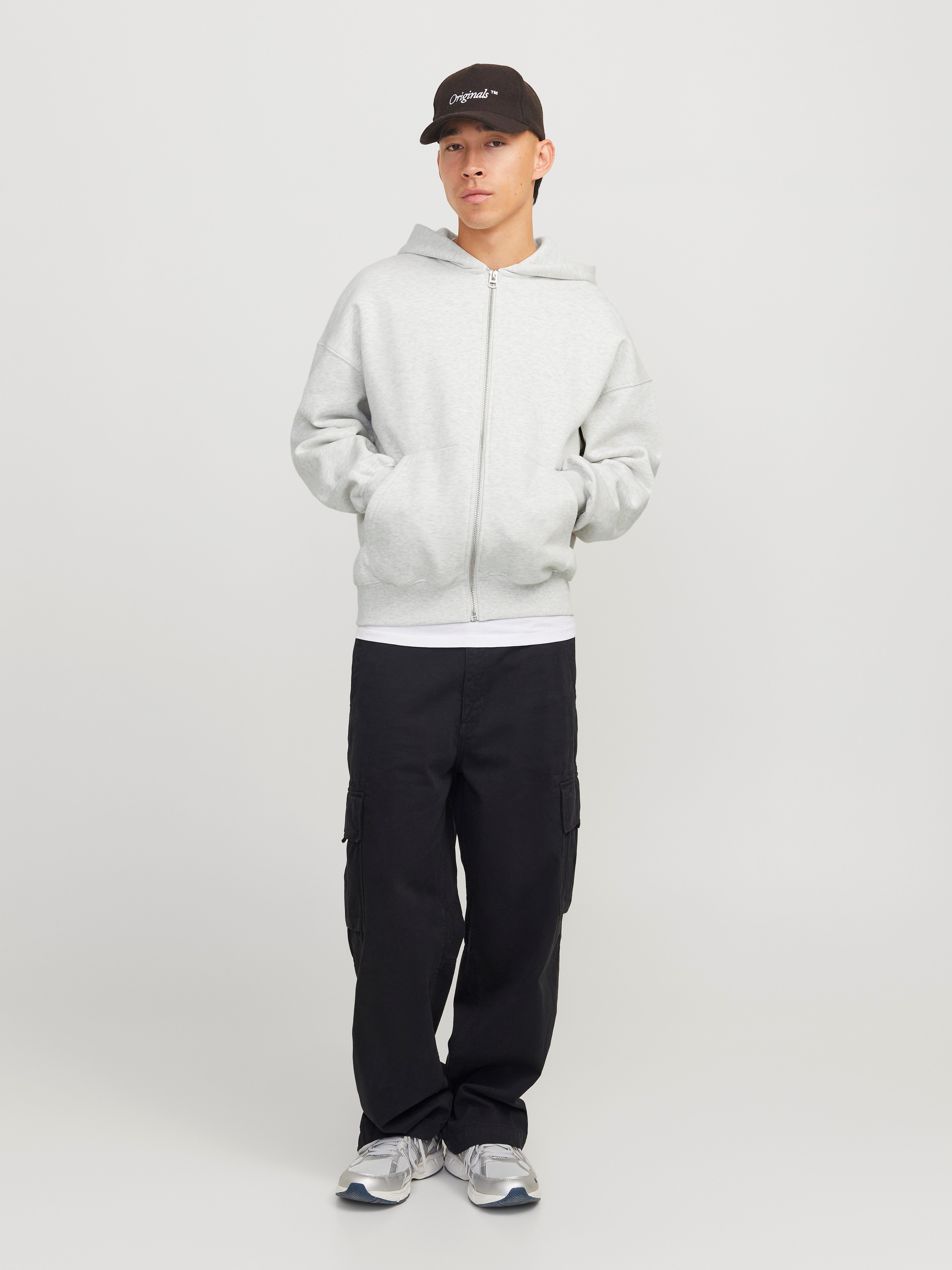 Jack & Jones Capuchonsweatvest JJEURBAN EDGE SWEAT ZIP HOOD NOOS