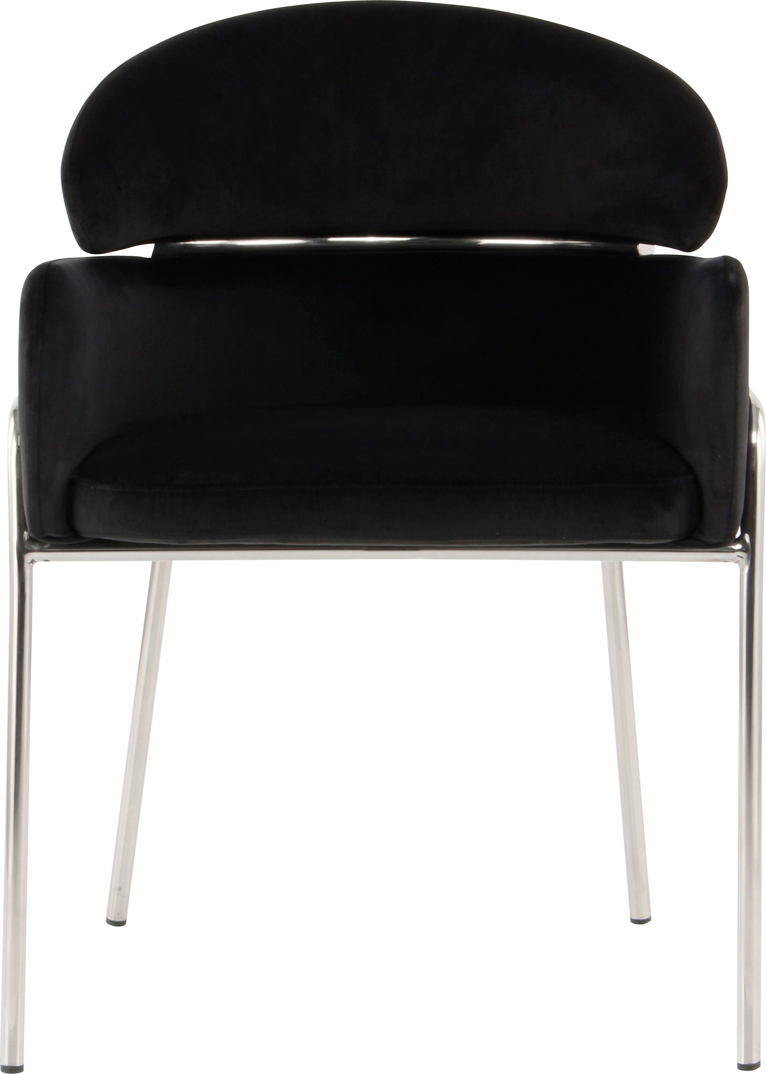 Kayoom Stoel Corey 125, comfortabele stoel, trendy retro-look fluweelzachte bekleding, onderhoudsvriendelijk, zeer gezellig, trendy retro-look (1 stuk)