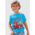 kidsworld t-shirt brandweer brandweer blauw