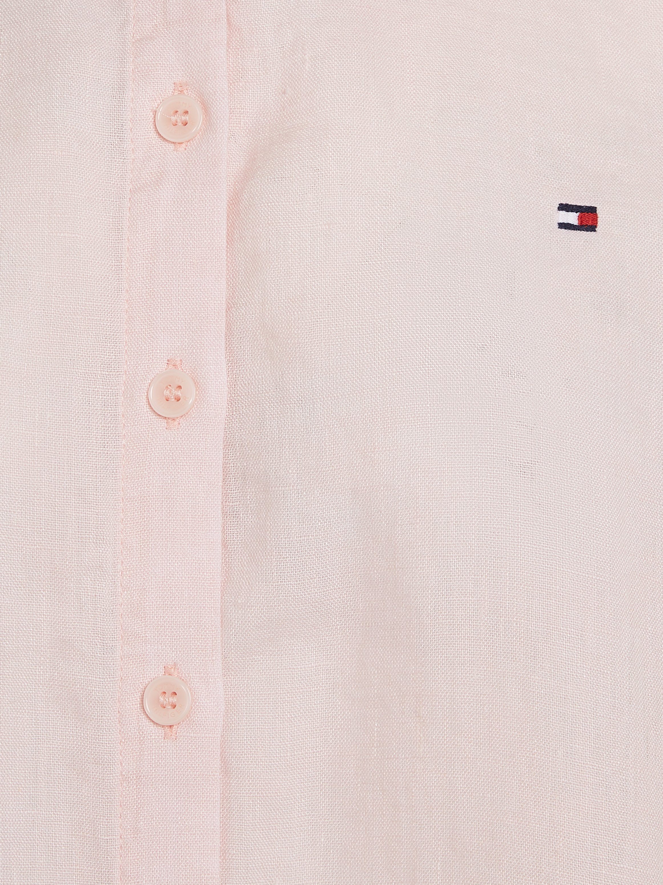 Tommy Hilfiger Overhemdblouse met logoborduursel op borsthoogte
