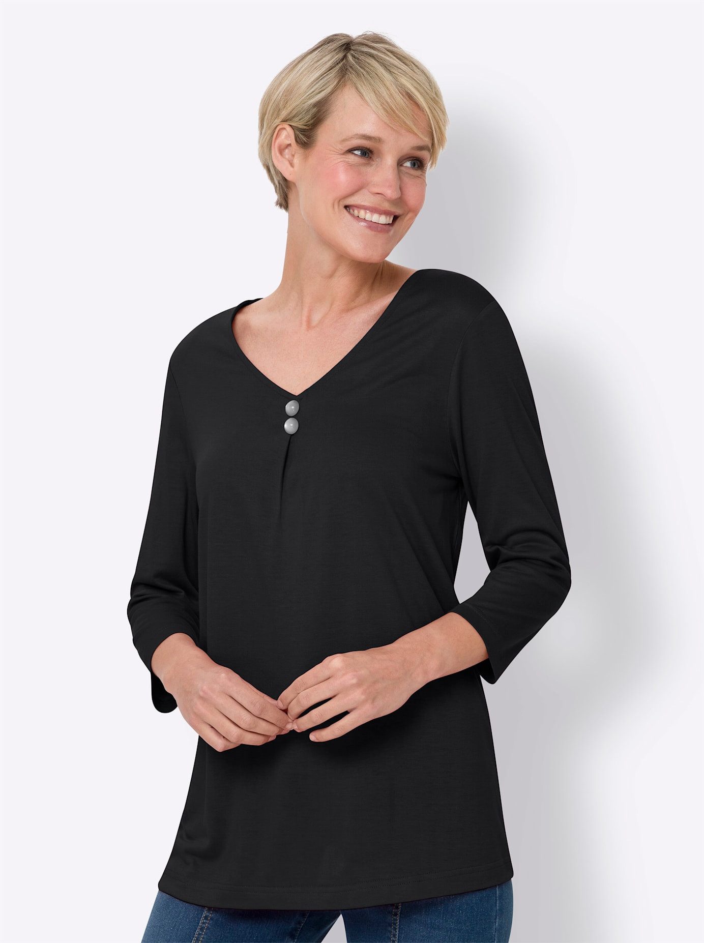Classic Basics Shirt met 3 4 mouwen Shirt met 3 4-mouwen (1-delig)