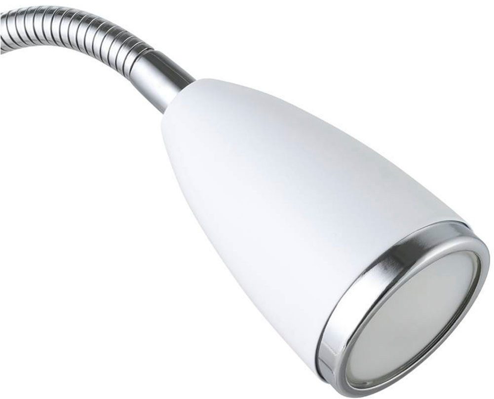 EGLO Tafellamp FOX tafellamp wit, chroom, incl. lichtbron, LED, leeslamp