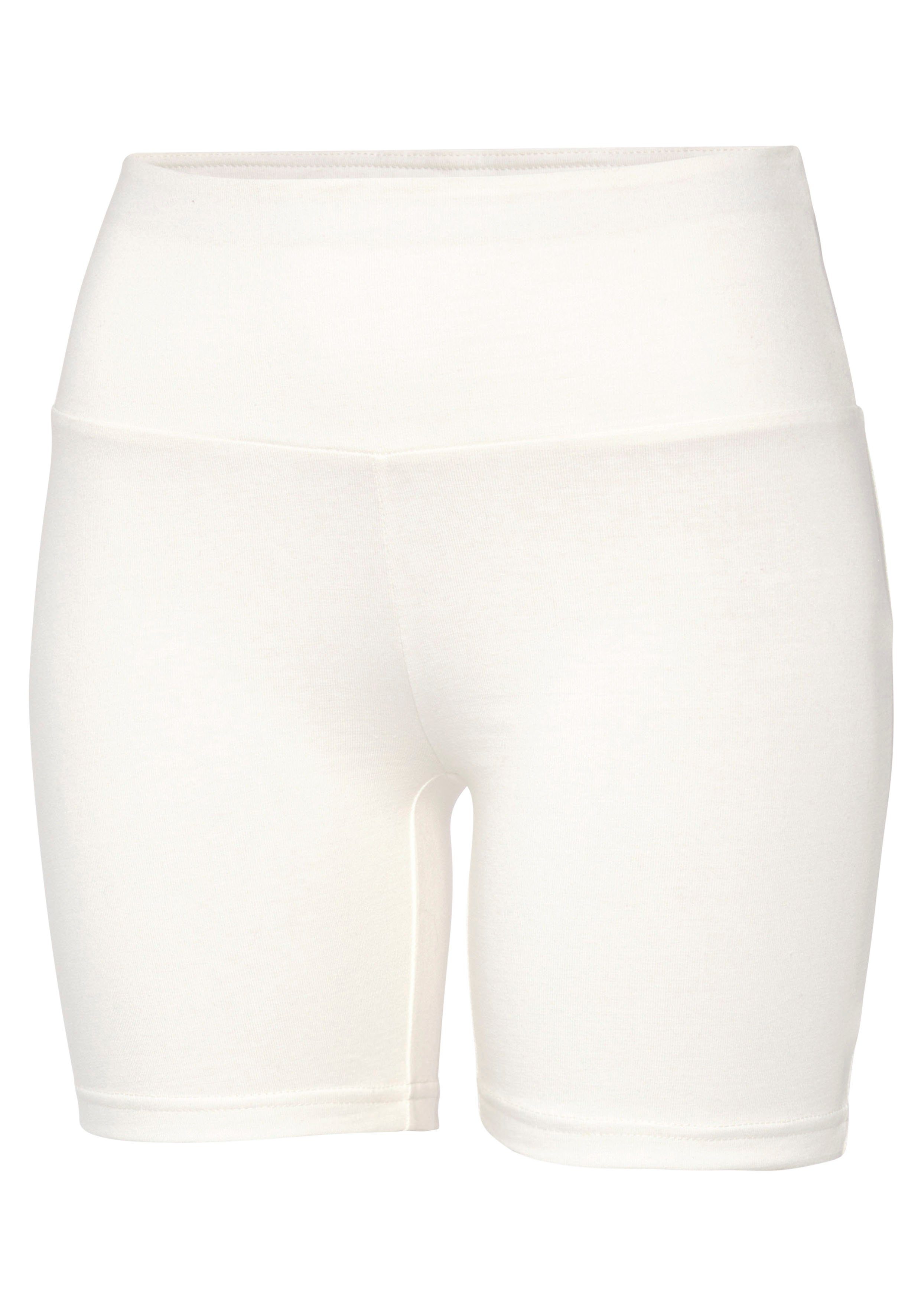 Lascana Short met brede boord en logoprint