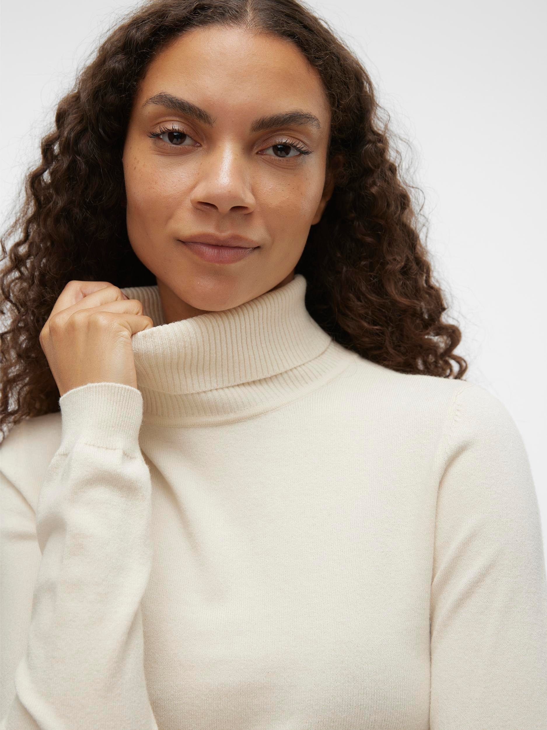 Vero Moda Coltrui VMHAPPINESS LS ROLLNK PULLOVE GA BOO REP