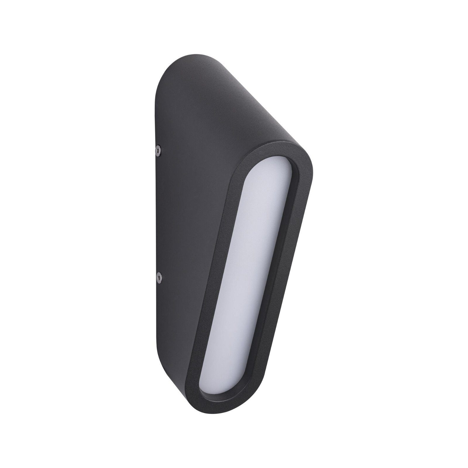 Paulmann Led-wandlamp voor buiten Cliff IP44 64x116mm 3000K 9,5W 300lm 230V antraciet aluminium (1 stuk)