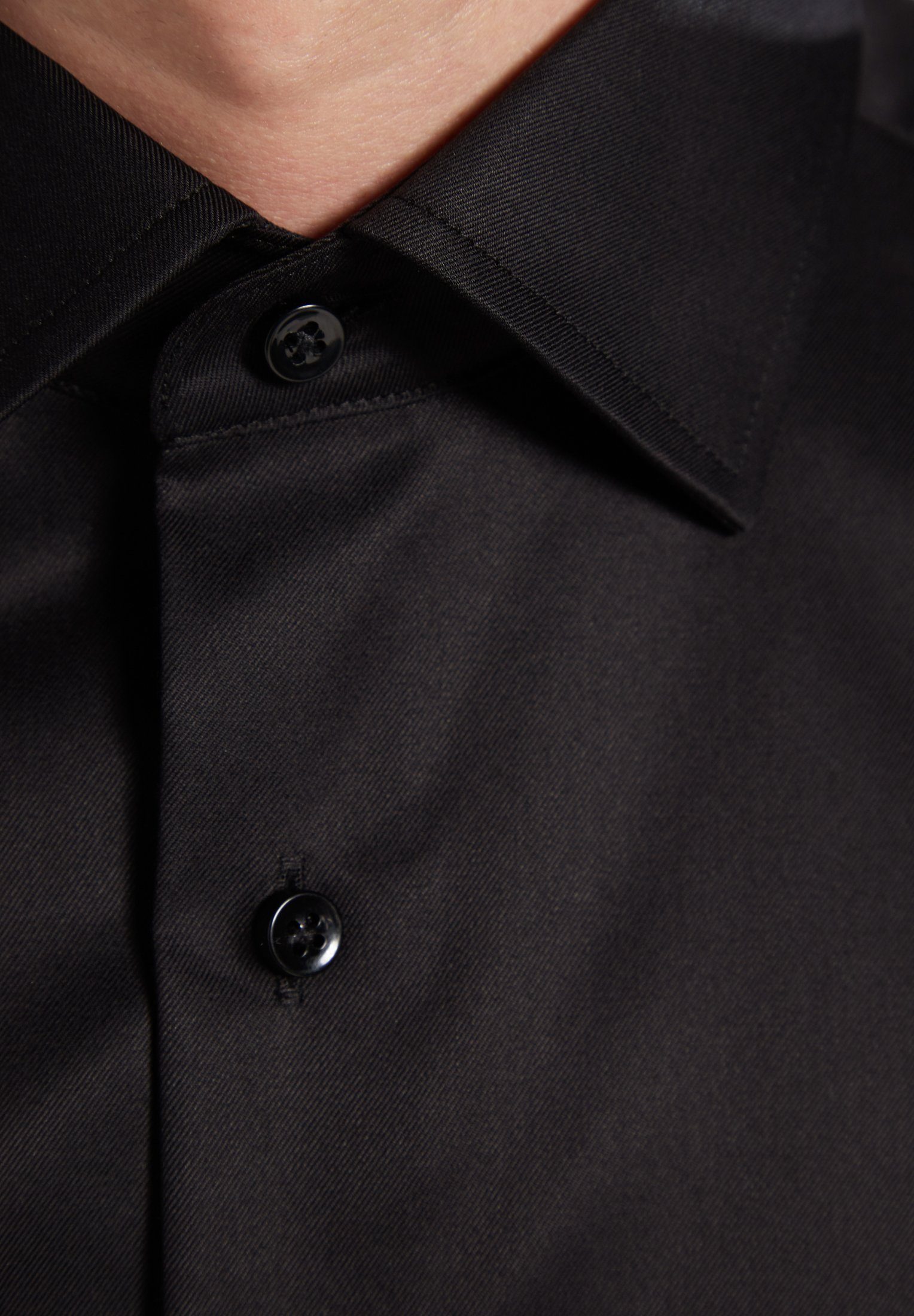 Eterna Overhemd met lange mouwen Comfort fit NON IRON (strijkvrij)
