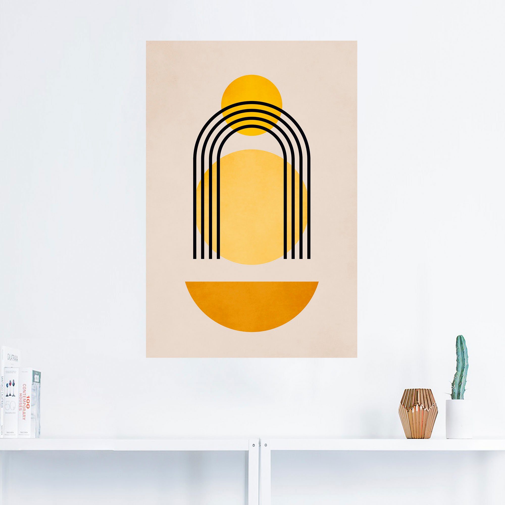 Artland Artprint Geometrica Nr. 5 als artprint van aluminium, artprint op linnen, poster, muursticker in verschillende maten