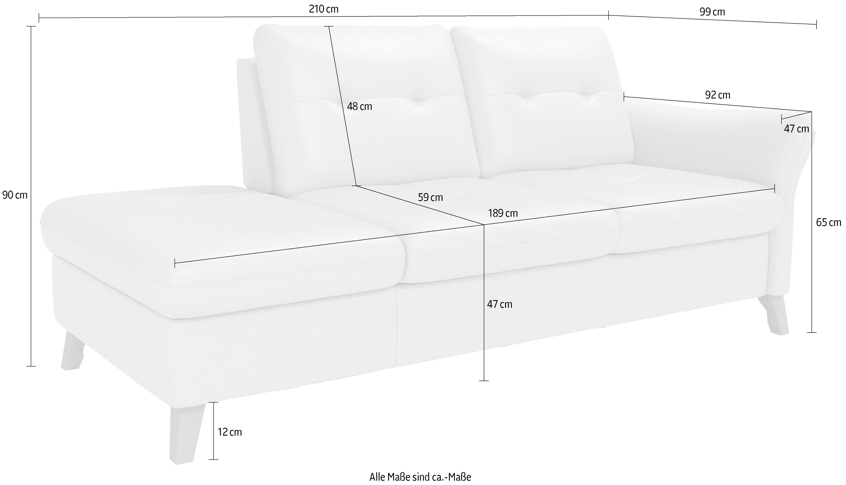 sit&more Récamier Göteborg inclusief binnenvering